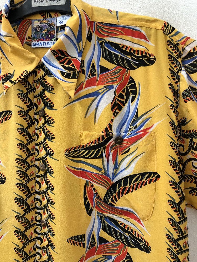 Other Vintage Avanti Silk Floral Flower Hawaiian Size US L / EU 52-54 / 3 - 6 Thumbnail