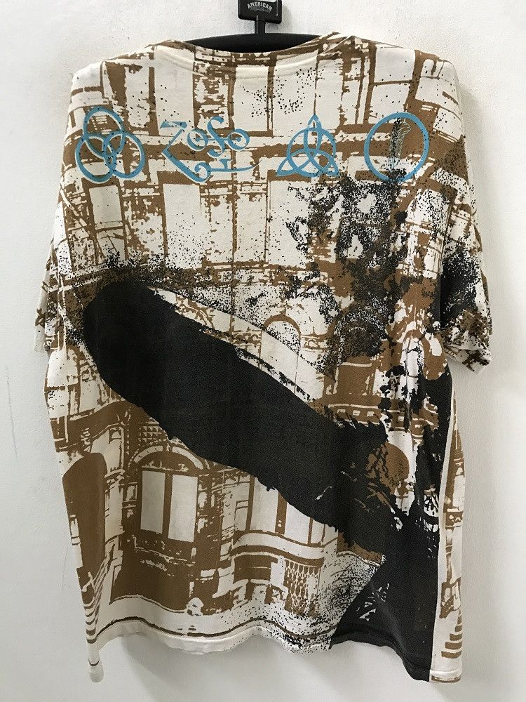 Band Tees × Led Zeppelin Vintage Early 90s Led Zeppelin Blue Angel All Print Size US XL / EU 56 / 4 - 12 Thumbnail