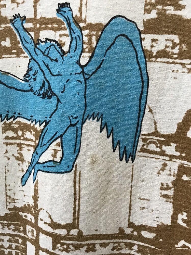 Band Tees × Led Zeppelin Vintage Early 90s Led Zeppelin Blue Angel All Print Size US XL / EU 56 / 4 - 8 Thumbnail