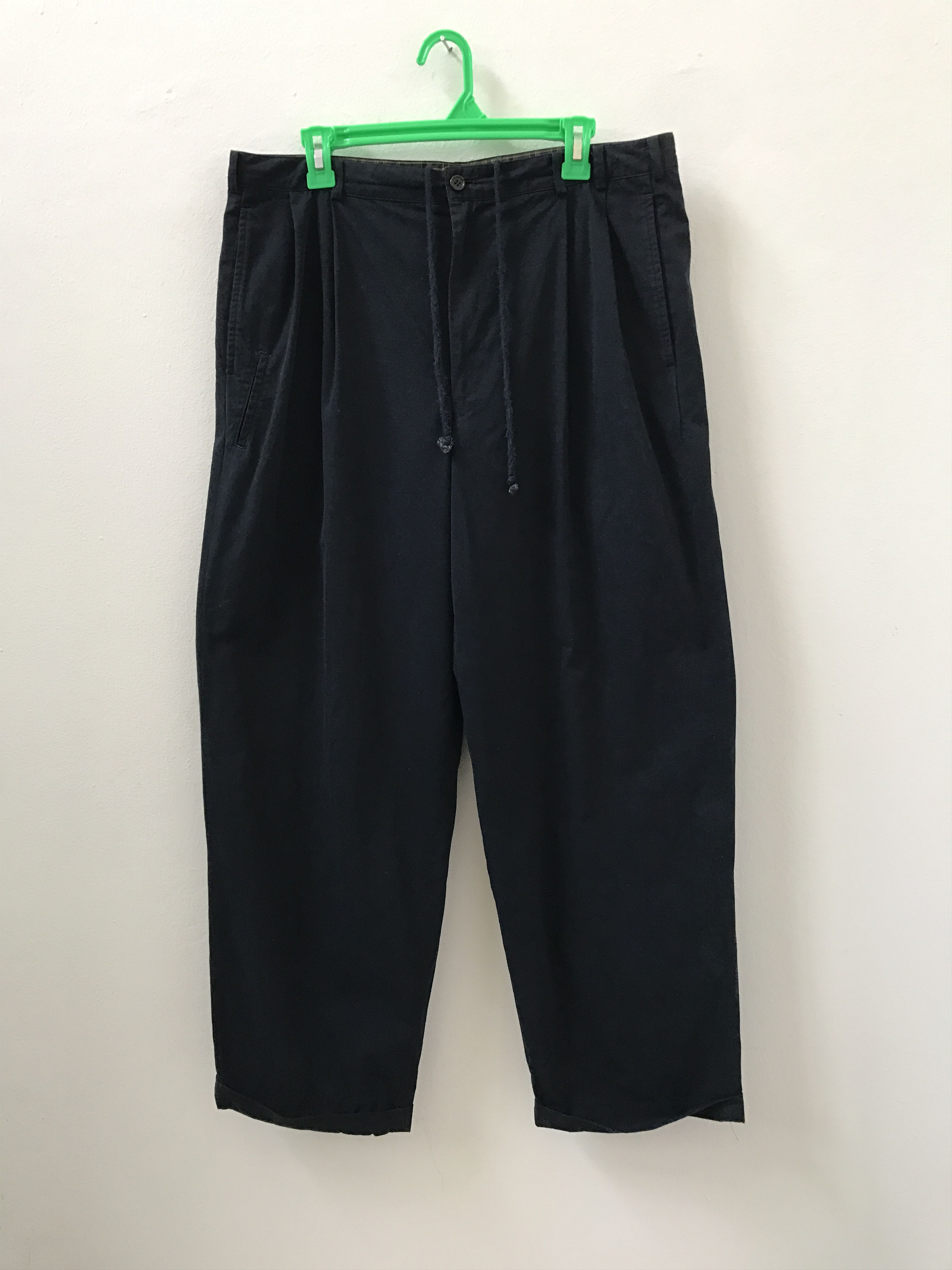 Japanese Brand × Mademoiselle Non Non PAPAS Japan The Great Travel Wear Drawstring Waist Wide Size US 34 / EU 50 - 1 Thumbnail