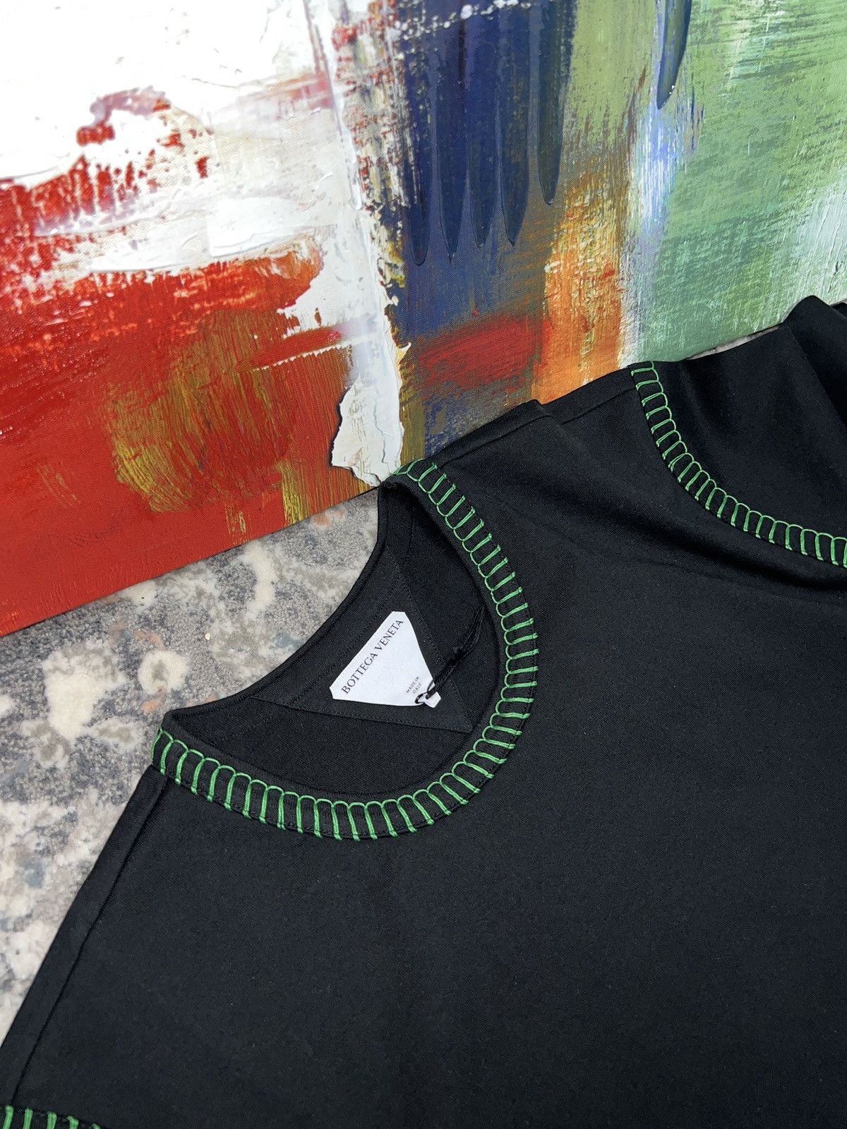 Bottega Veneta BOTTEGA VENETA stitch detail t shirt Size US L / EU 52-54 / 3 - 3 Thumbnail