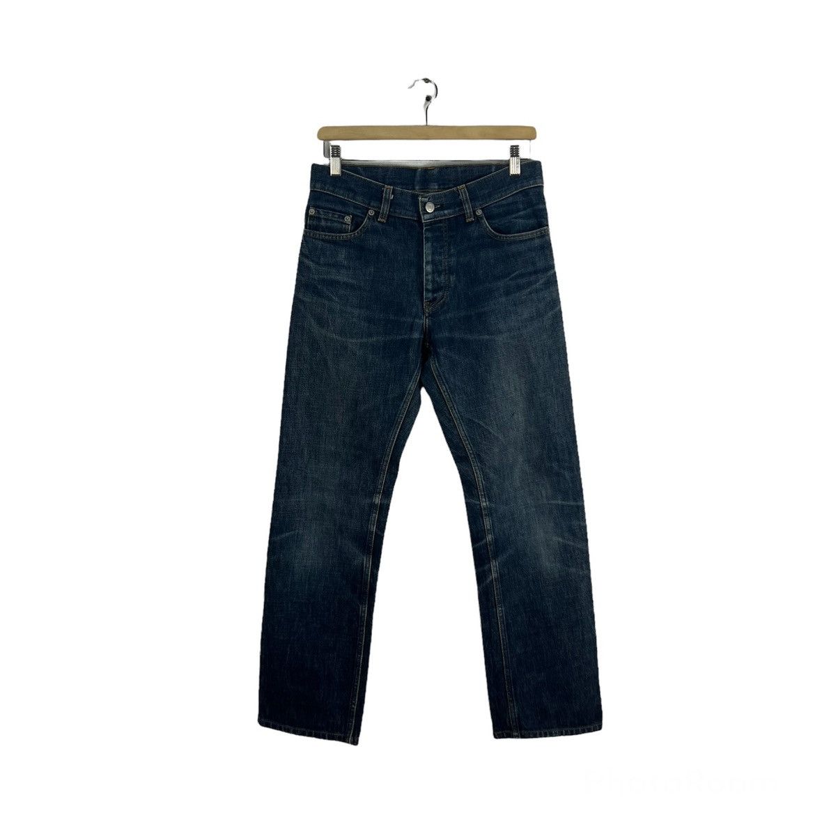 Helmut Lang VINTAGE HELMUT LANG CLASSIC RAW DENIM CLASSIC CUT Size US 29 - 1 Thumbnail