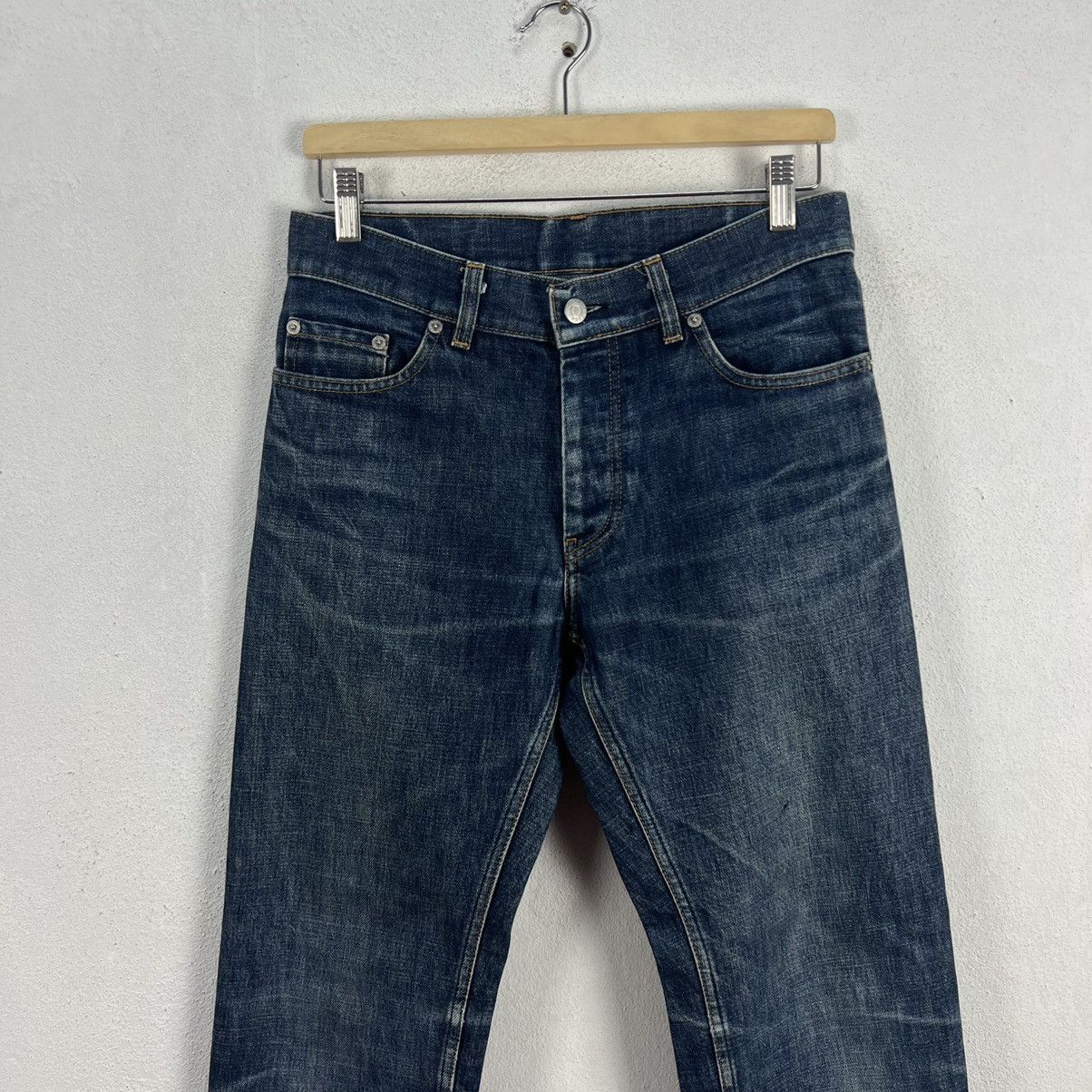 Helmut Lang VINTAGE HELMUT LANG CLASSIC RAW DENIM CLASSIC CUT Size US 29 - 3 Thumbnail