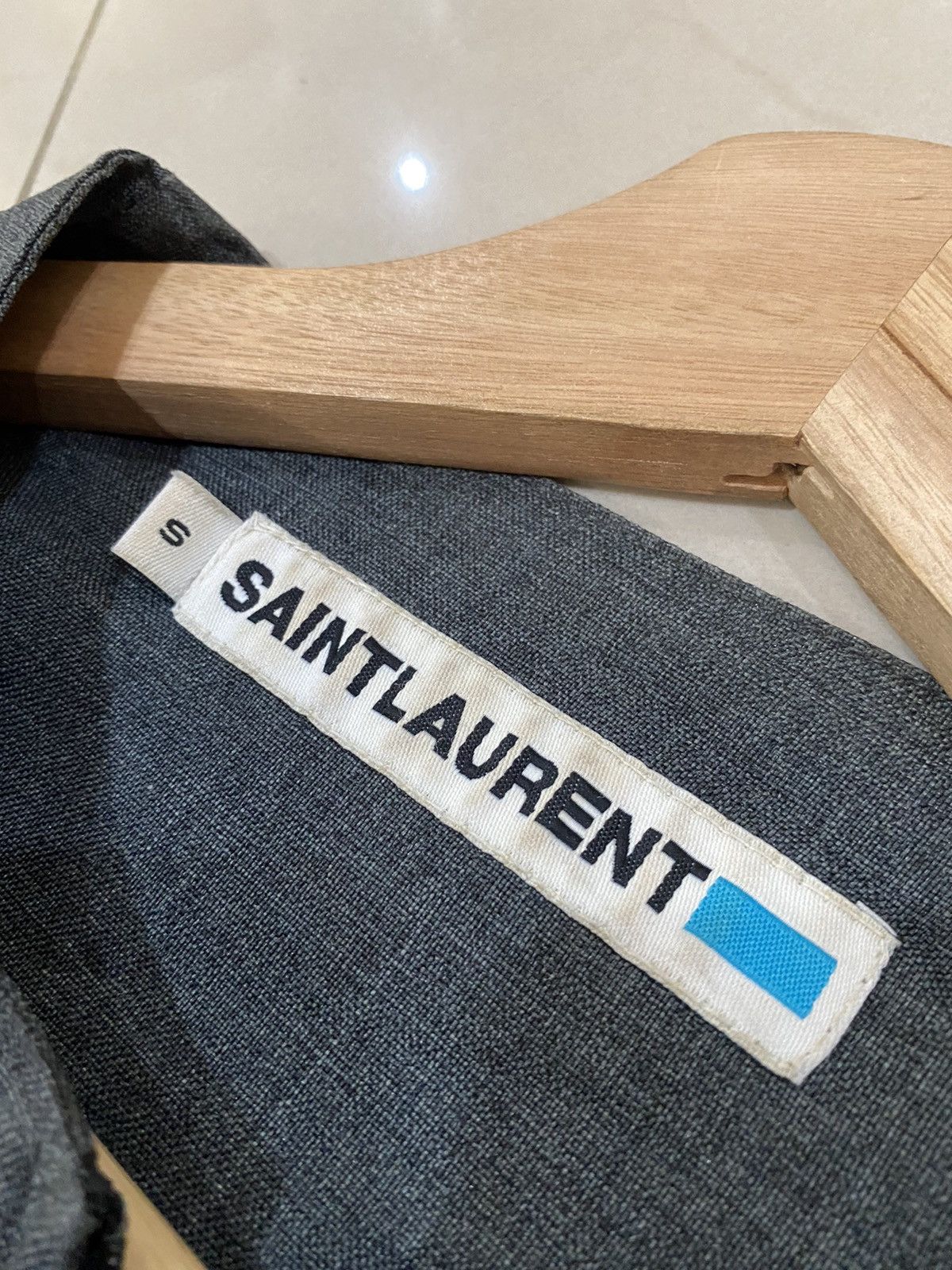Saint Laurent Paris GRAILZ🔥SAINT LAURENT POLYESTER/POLYAMIDE ZIPPER JACKET Size US S / EU 44-46 / 1 - 8 Thumbnail