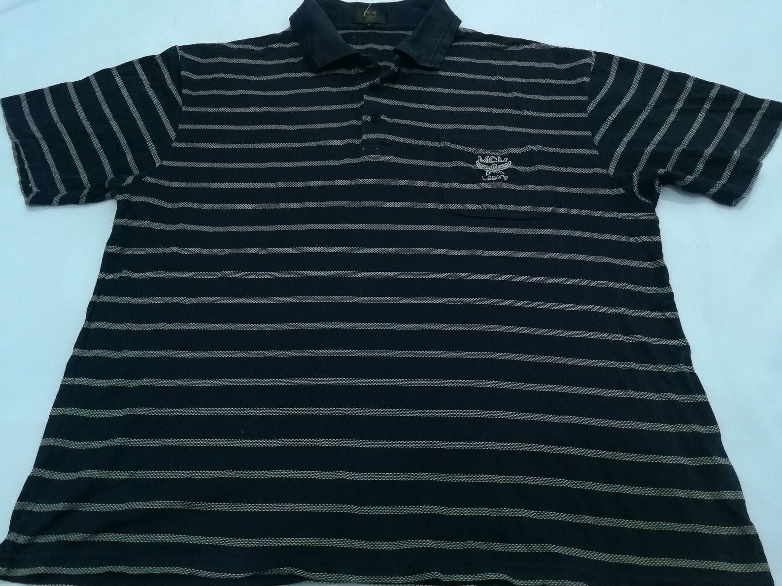 MCM MODE CREATION MUNCHEN MCM Legere Polo Shirt Size US M / EU 48-50 / 2 - 2 Thumbnail