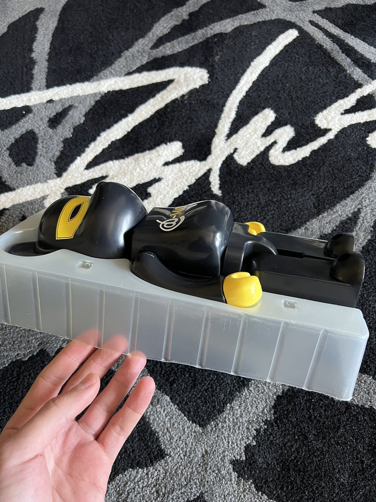 Medicom Toy 2005 400% Medicom Bearbrick D-MO black/yellow Size ONE SIZE - 3 Thumbnail