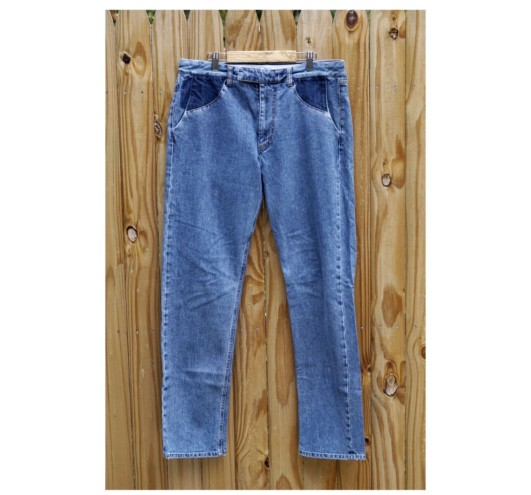 Maison Margiela 2012 artisanal Displaced pocket jeans