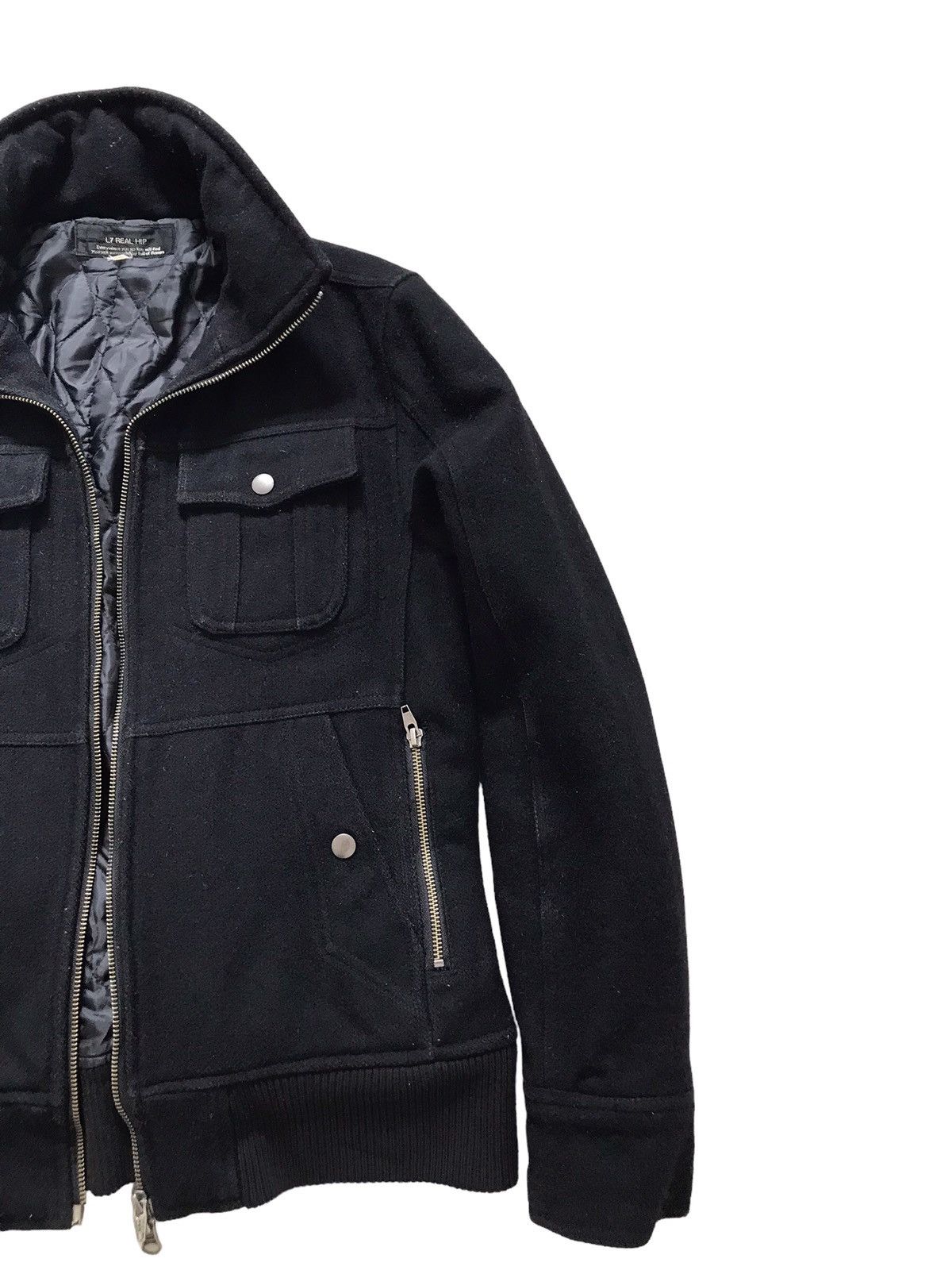 Japanese Brand L7 Real Hip Wool Padded Field Jacket Size US M / EU 48-50 / 2 - 3 Thumbnail