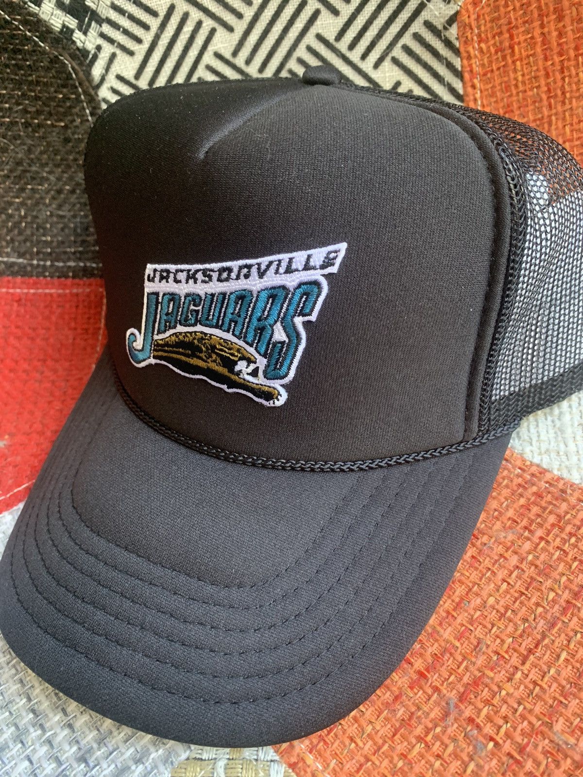 Vintage Vintage 90s Jacksonville Jaguars Trucker Hat Size ONE SIZE - 2 Thumbnail