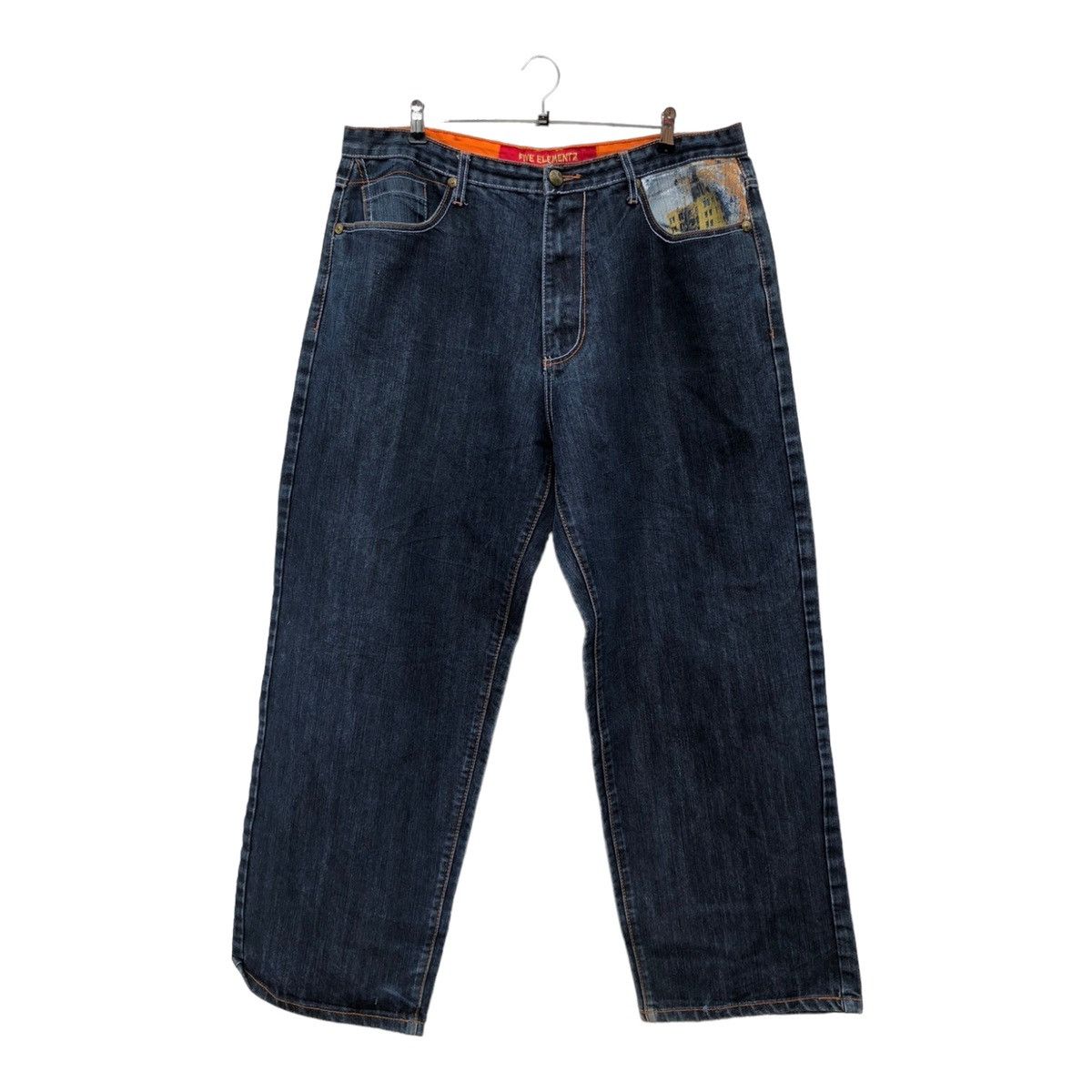 image of Jeans Five Elementz Baggie in Blue, Men's (Size 38)