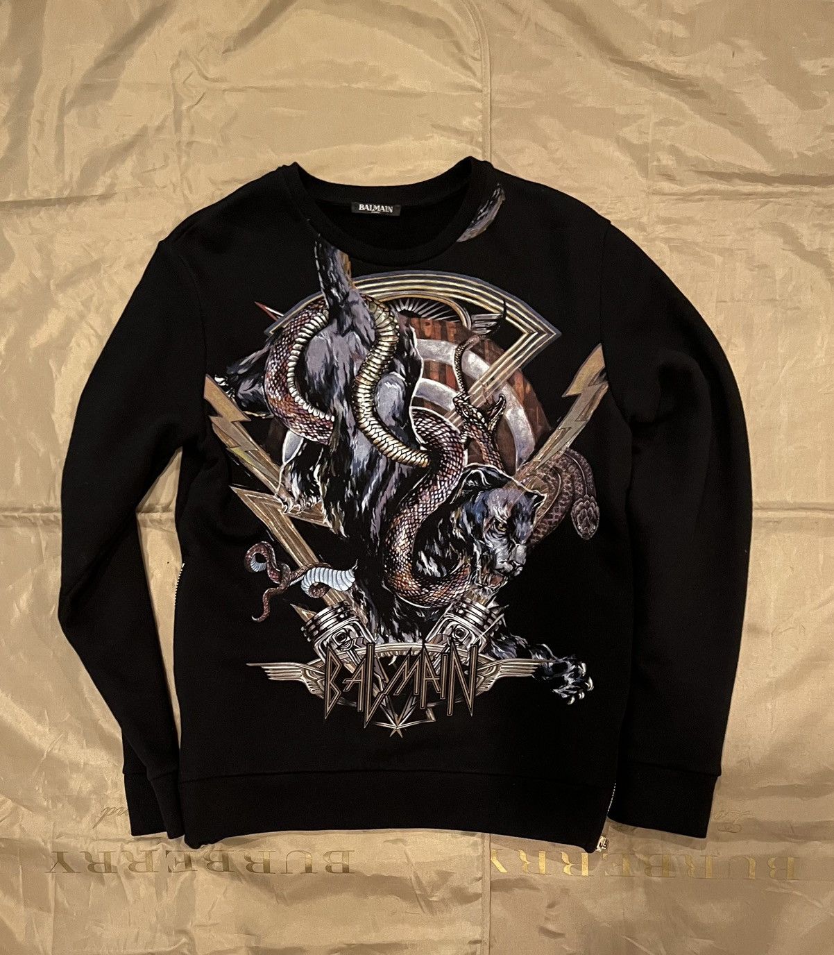 Balmain Balmain printed sweatshirt size M Size US M / EU 48-50 / 2 - 1 Thumbnail