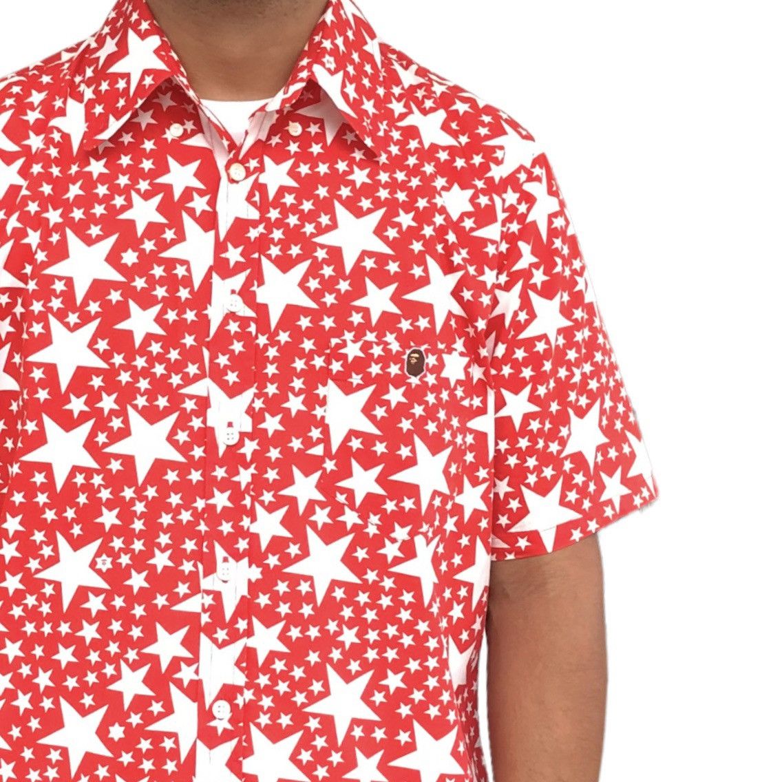 Bape × Vintage Star Pattern Button Up S/S Shirt Size US M / EU 48-50 / 2 - 2 Thumbnail