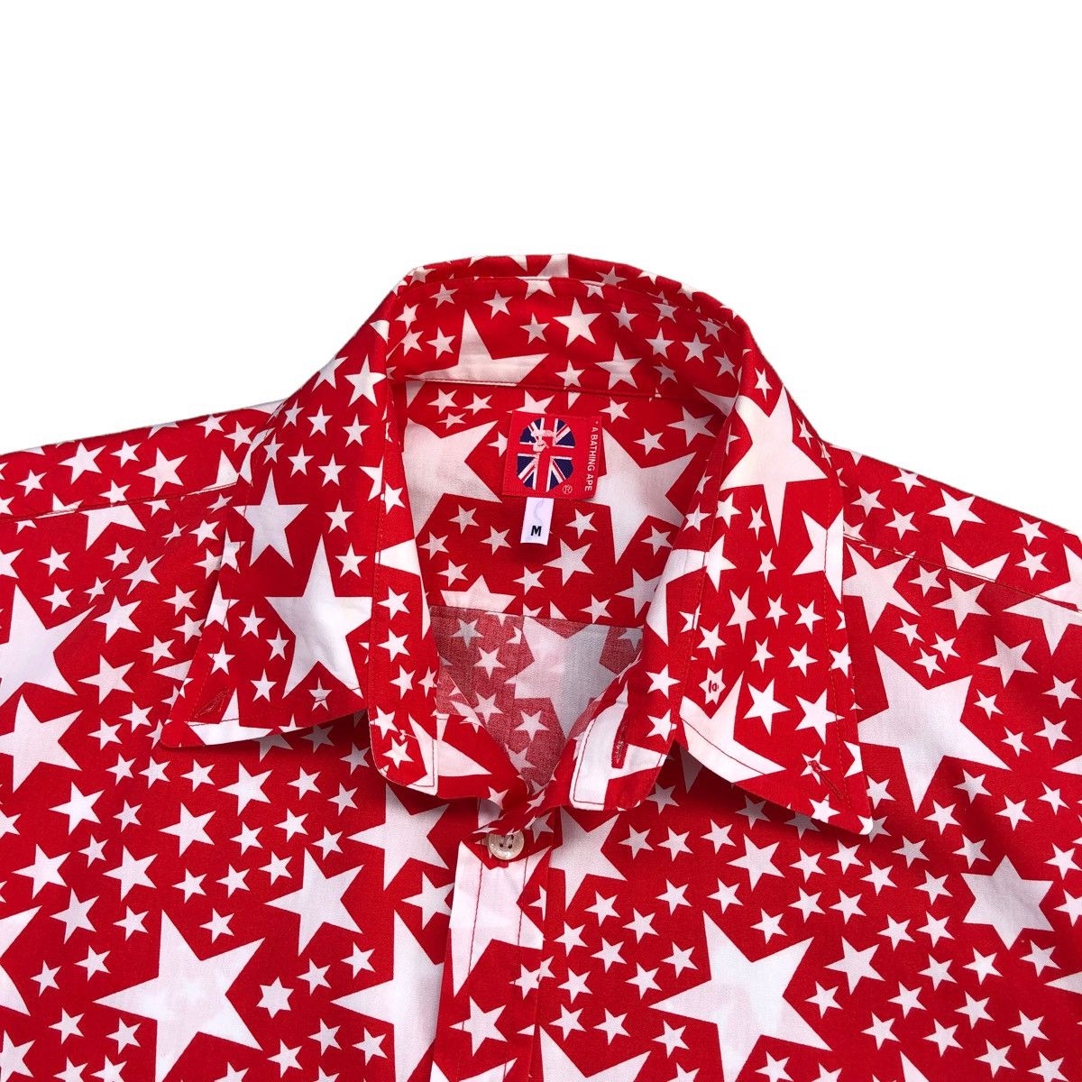 Bape × Vintage Star Pattern Button Up S/S Shirt Size US M / EU 48-50 / 2 - 8 Thumbnail