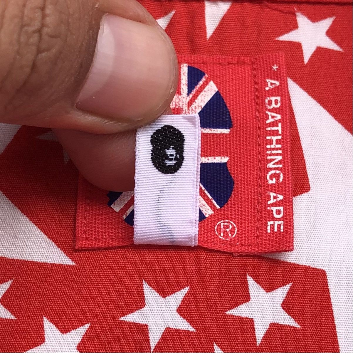 Bape × Vintage Star Pattern Button Up S/S Shirt Size US M / EU 48-50 / 2 - 15 Thumbnail