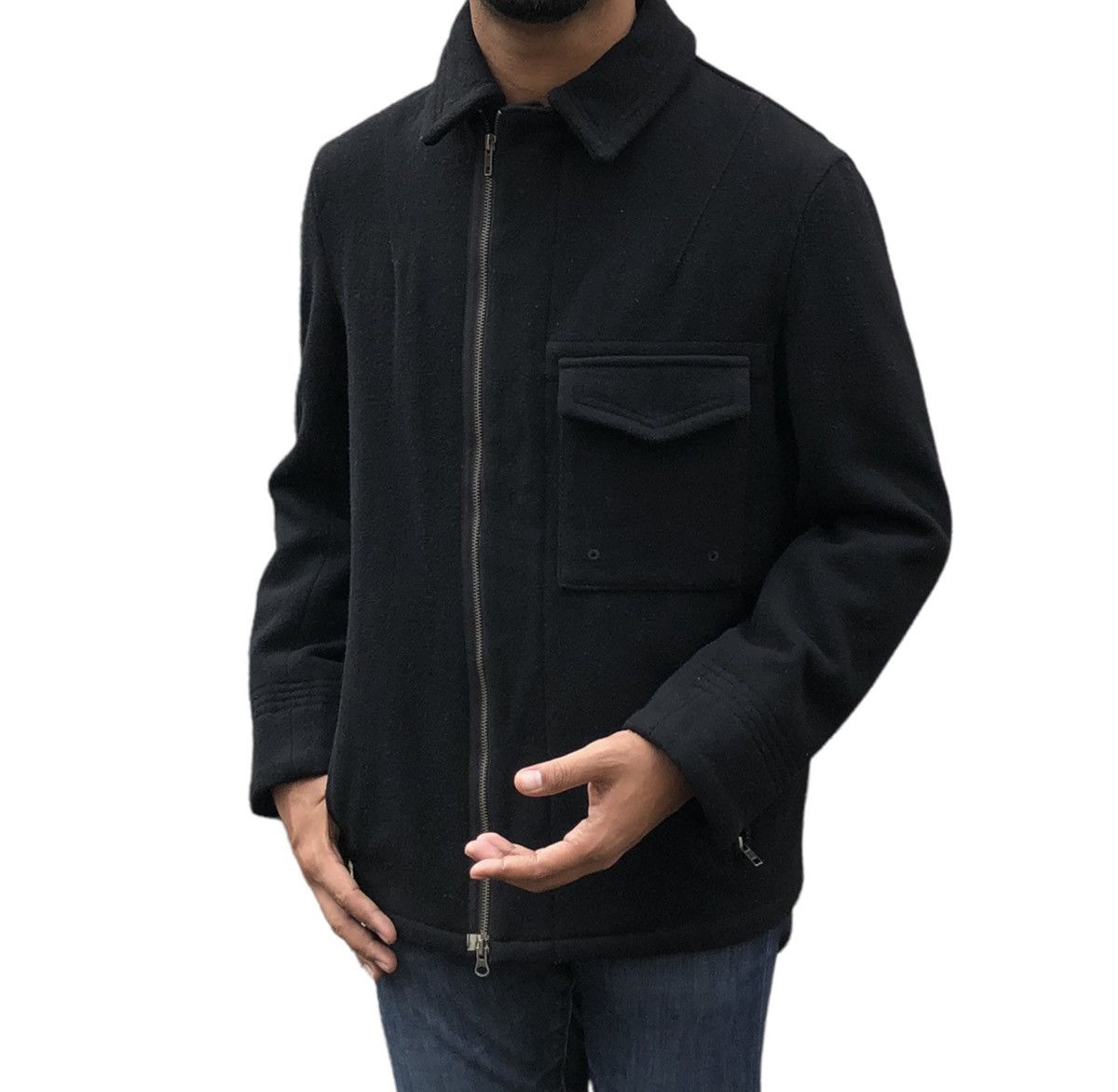 Burberry Vintage 90s Burberrys Prorsum British Wool Jacket Size US M / EU 48-50 / 2 - 1 Thumbnail