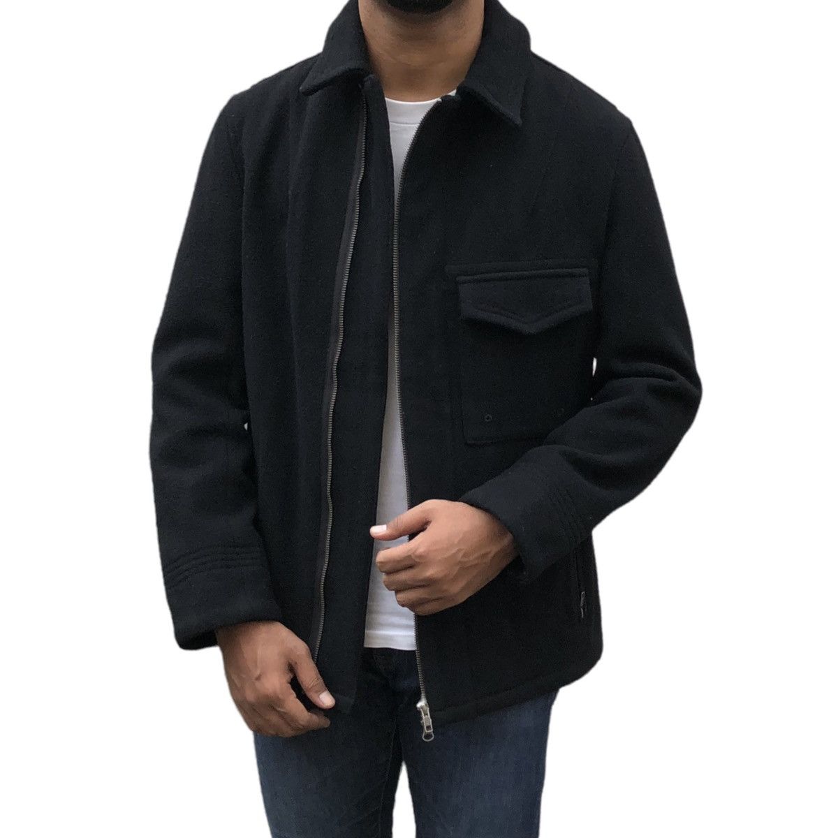 Burberry Vintage 90s Burberrys Prorsum British Wool Jacket Size US M / EU 48-50 / 2 - 2 Thumbnail