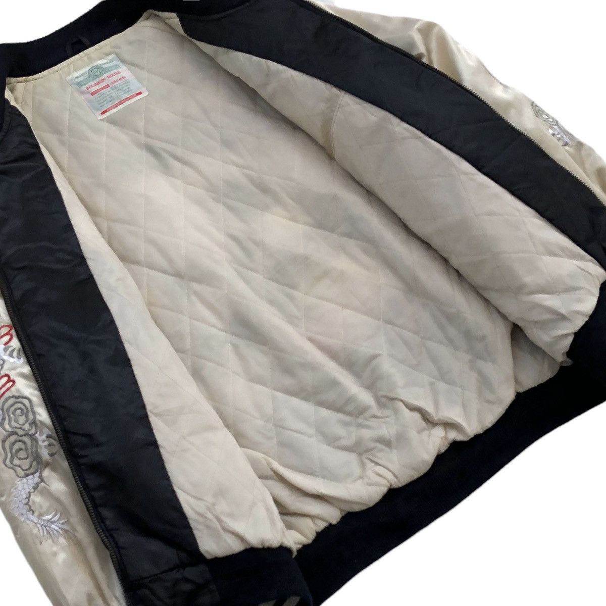 Japanese Brand Bourbon House Yokosuka Dragon Sukajan Jacket Embroidery Logo Size US L / EU 52-54 / 3 - 11 Thumbnail