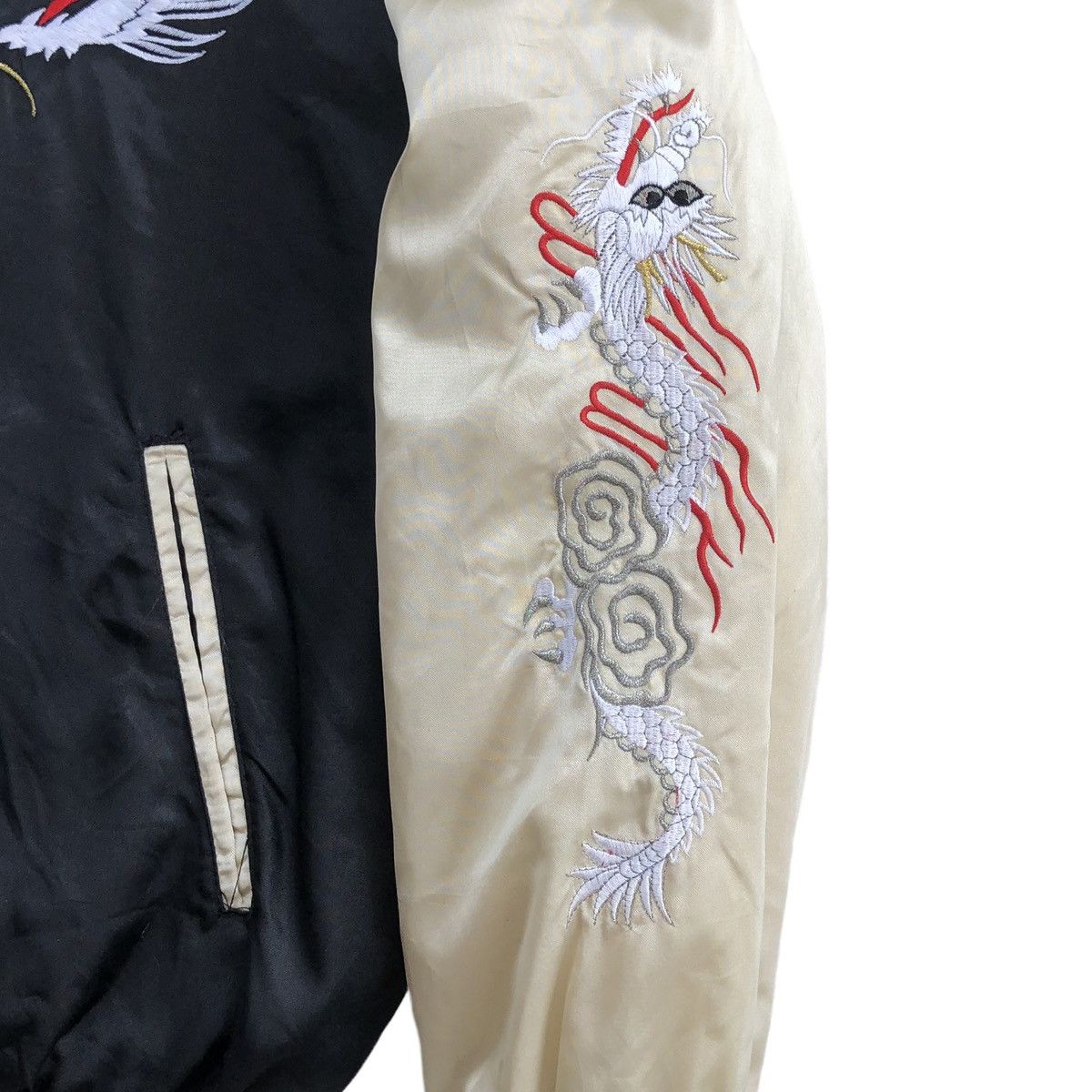 Japanese Brand Bourbon House Yokosuka Dragon Sukajan Jacket Embroidery Logo Size US L / EU 52-54 / 3 - 8 Thumbnail