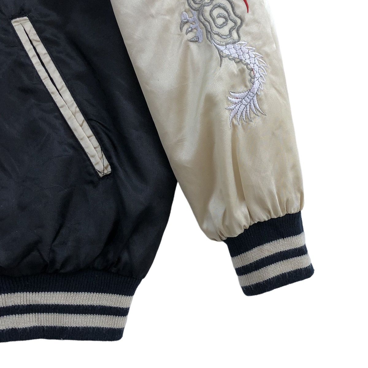 Japanese Brand Bourbon House Yokosuka Dragon Sukajan Jacket Embroidery Logo Size US L / EU 52-54 / 3 - 13 Thumbnail