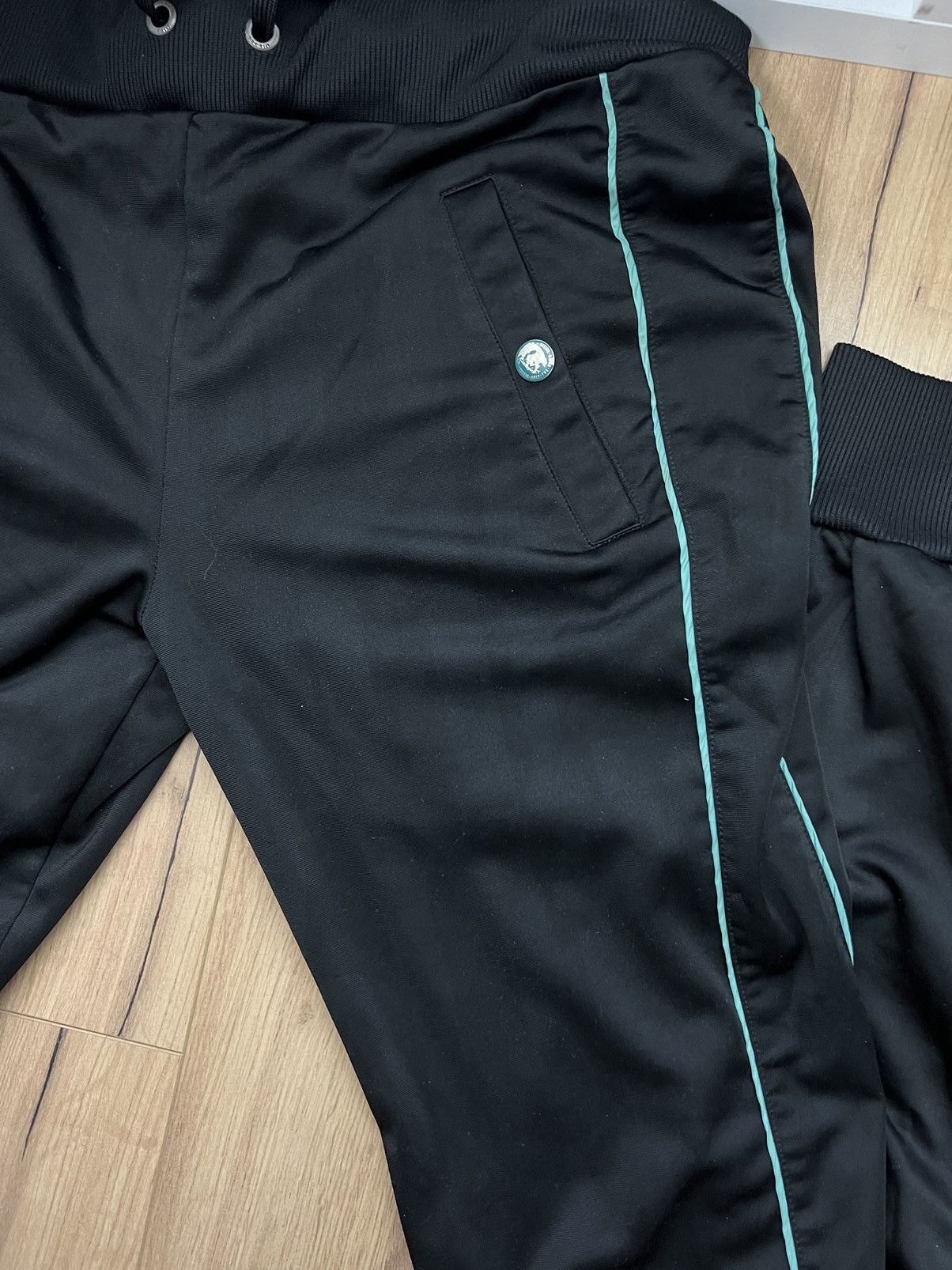 Diesel Diesel monogram black sweatpants drill pants Size US 32 / EU 48 - 5 Thumbnail