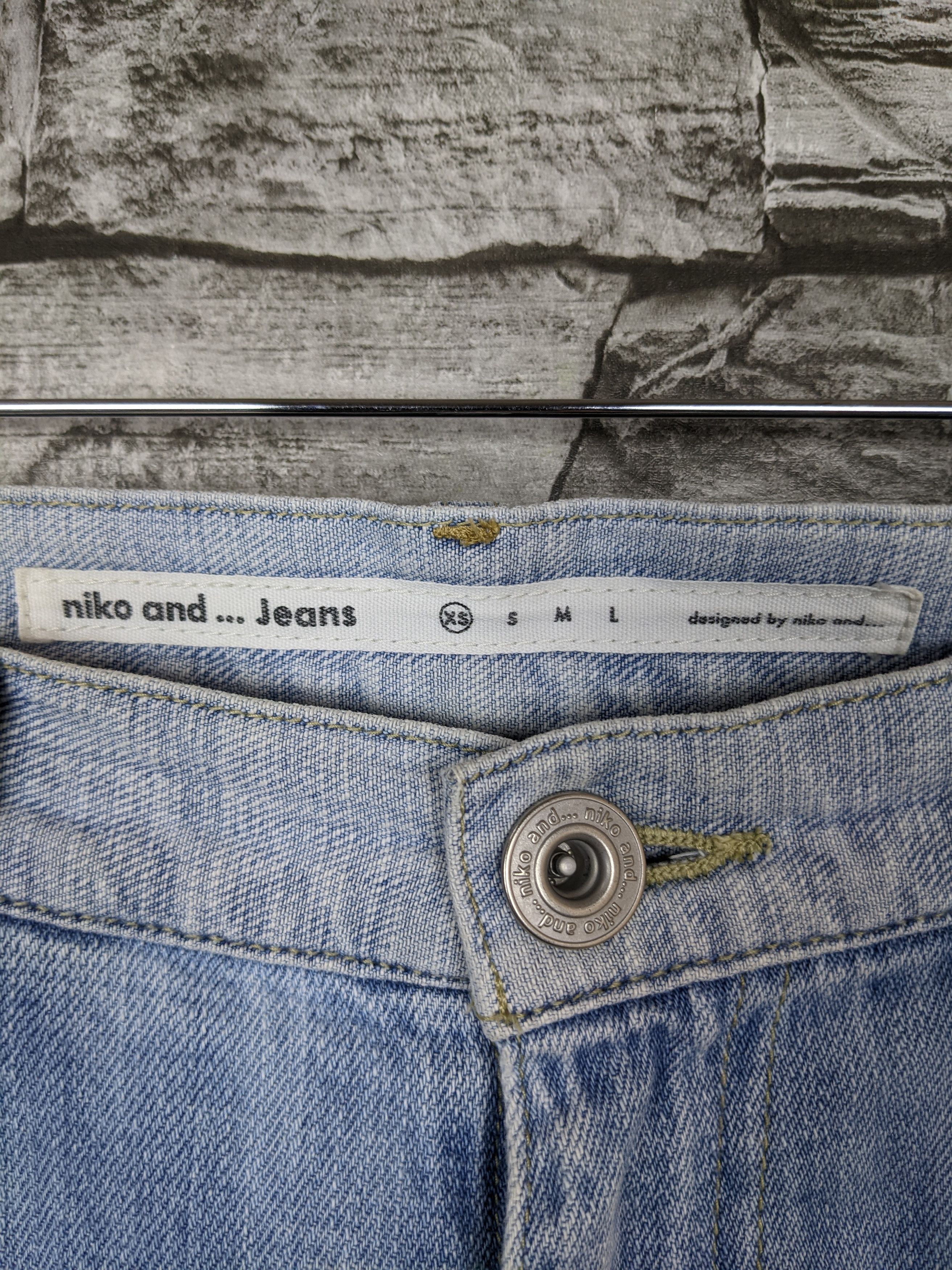 Japanese Brand Vintage Niko And .. Jeans Denim Patchwork Reconstruct Pants Size US 29 - 8 Thumbnail