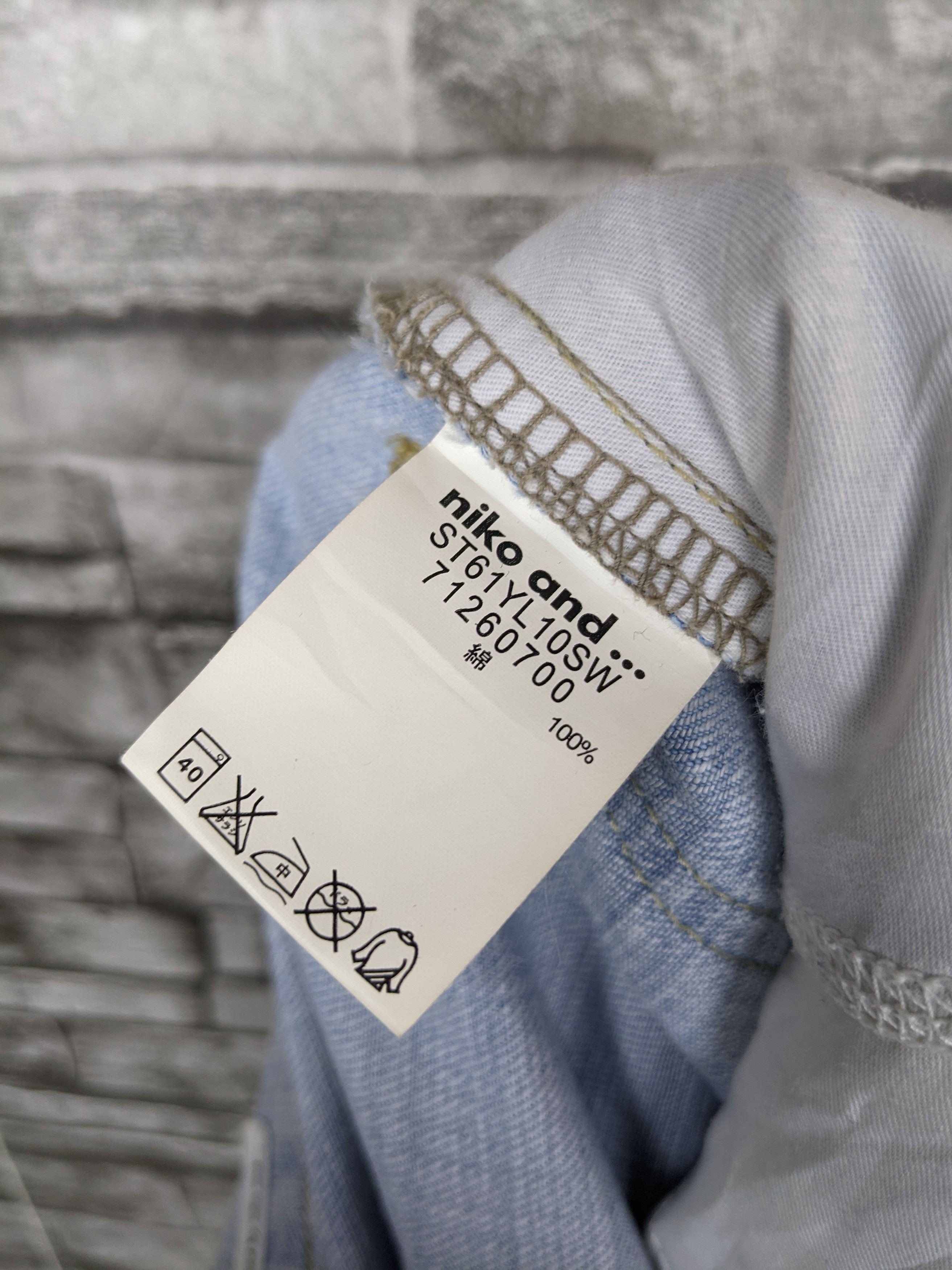 Japanese Brand Vintage Niko And .. Jeans Denim Patchwork Reconstruct Pants Size US 29 - 9 Thumbnail