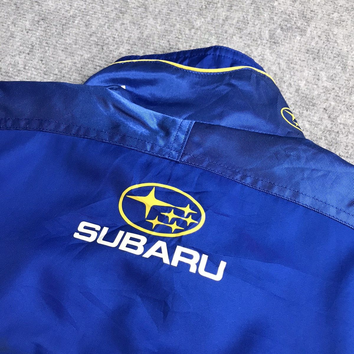 Gear for Sports × Vintage VINTAGE SUBARU RACING UNIFORM BLACK OIL JACKET Size US L / EU 52-54 / 3 - 6 Thumbnail