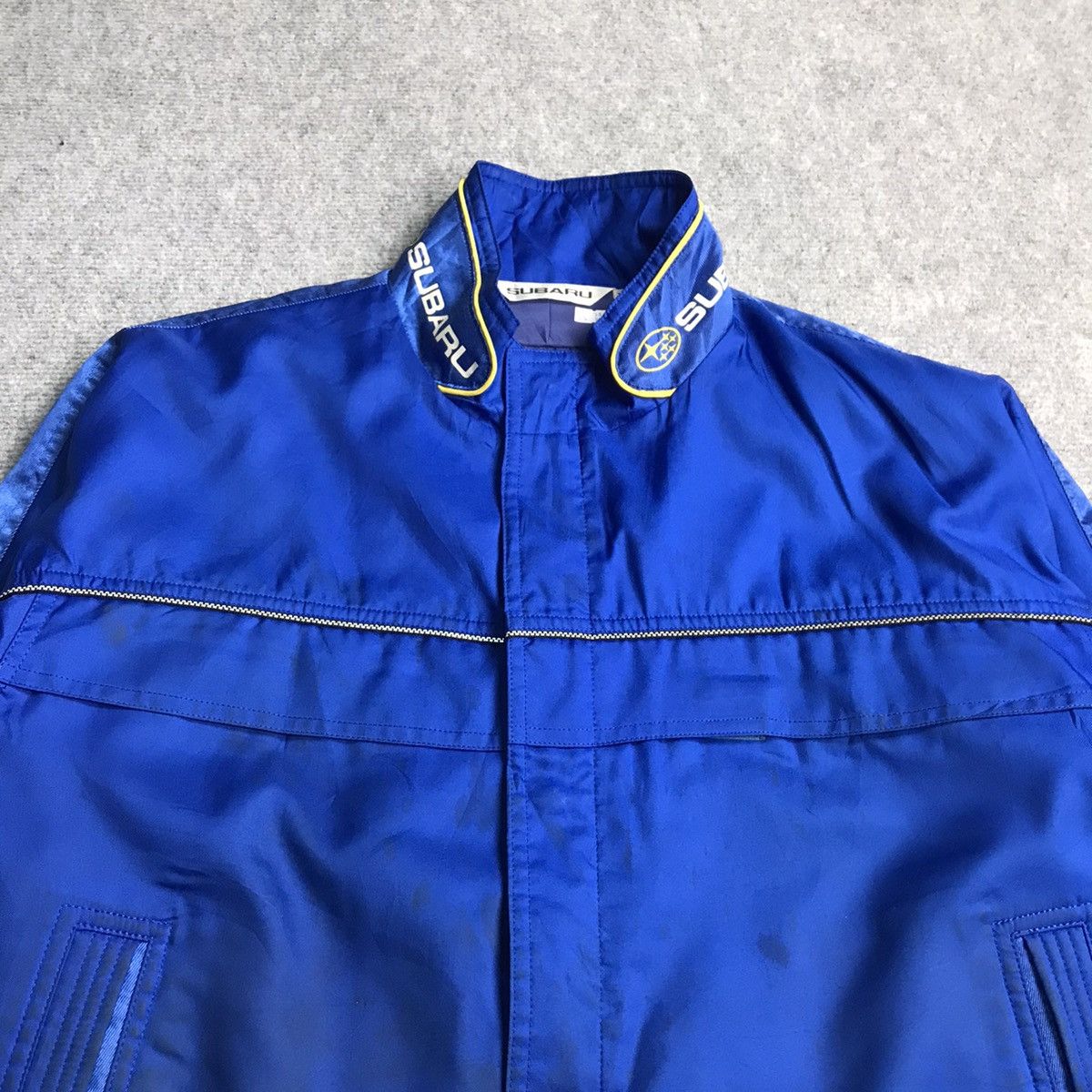 Gear for Sports × Vintage VINTAGE SUBARU RACING UNIFORM BLACK OIL JACKET Size US L / EU 52-54 / 3 - 3 Thumbnail