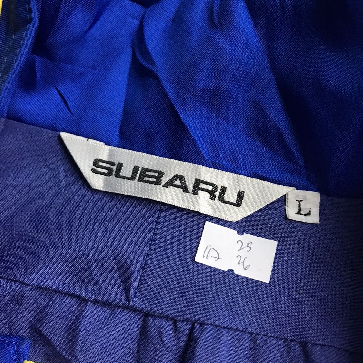 Gear for Sports × Vintage VINTAGE SUBARU RACING UNIFORM BLACK OIL JACKET Size US L / EU 52-54 / 3 - 14 Thumbnail