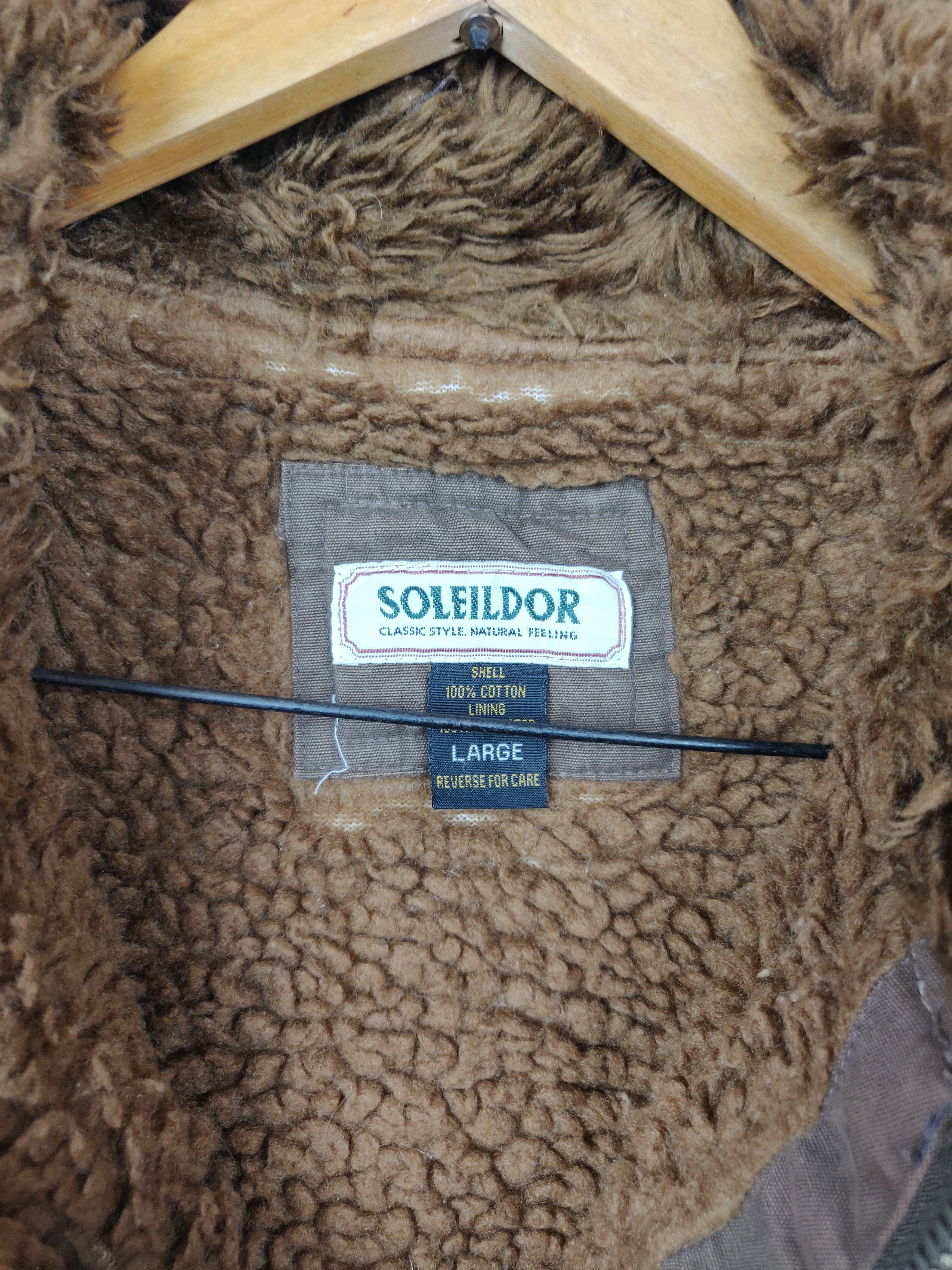 Other Soleil D'oR France Sherpa Shearling Winter Jacket Size US L / EU 52-54 / 3 - 9 Thumbnail
