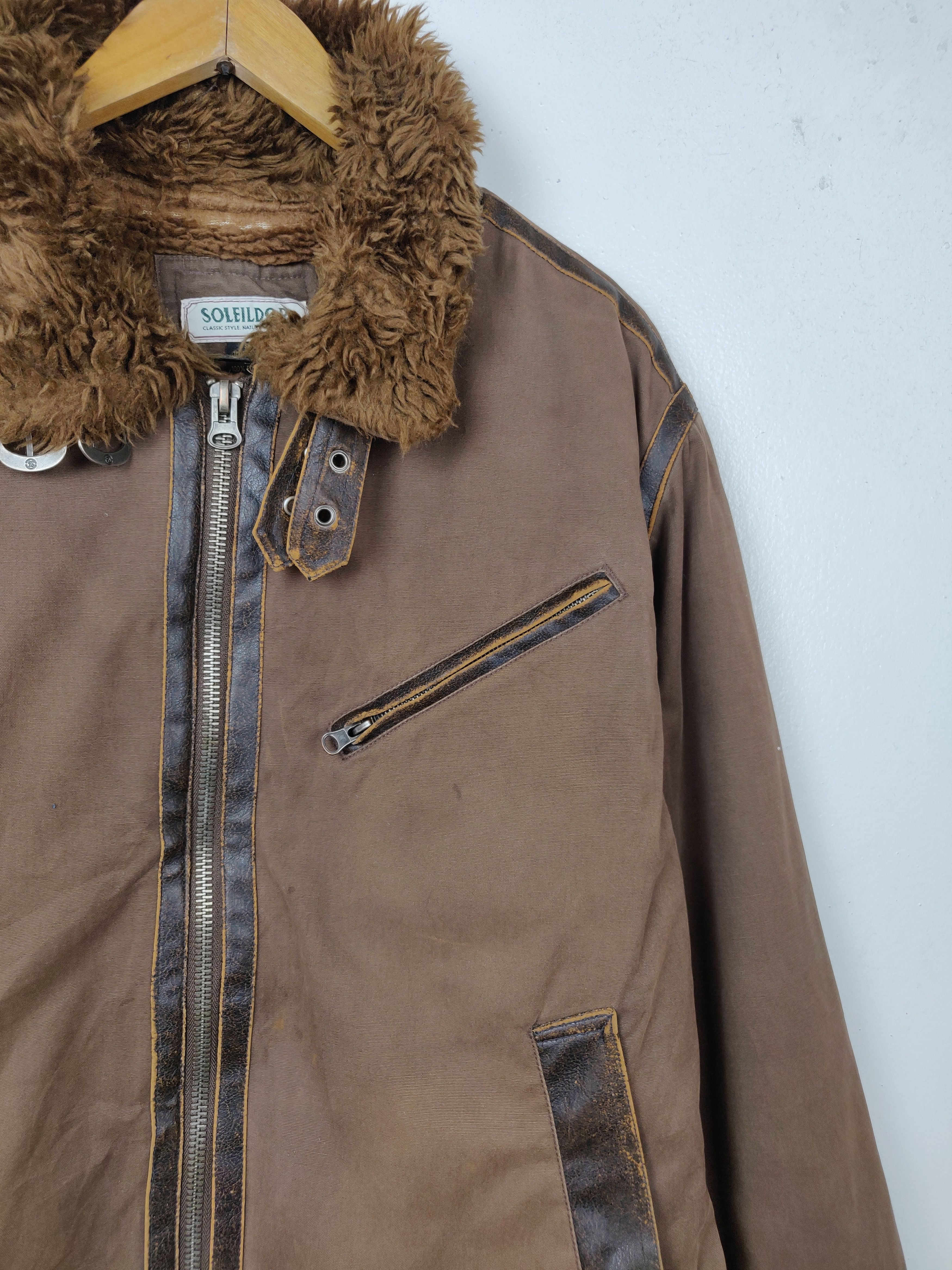 Other Soleil D'oR France Sherpa Shearling Winter Jacket Size US L / EU 52-54 / 3 - 7 Thumbnail