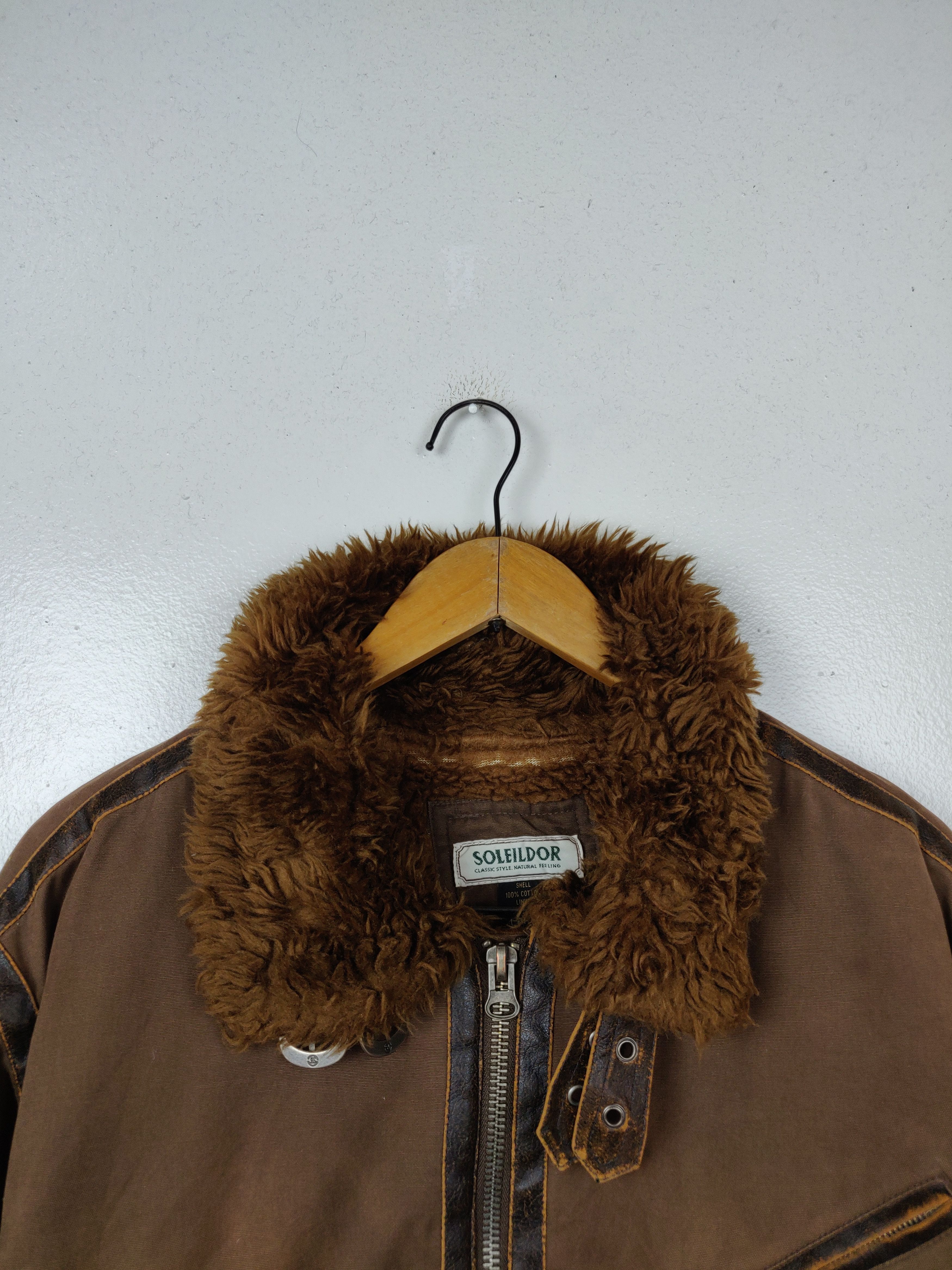 Other Soleil D'oR France Sherpa Shearling Winter Jacket Size US L / EU 52-54 / 3 - 4 Thumbnail
