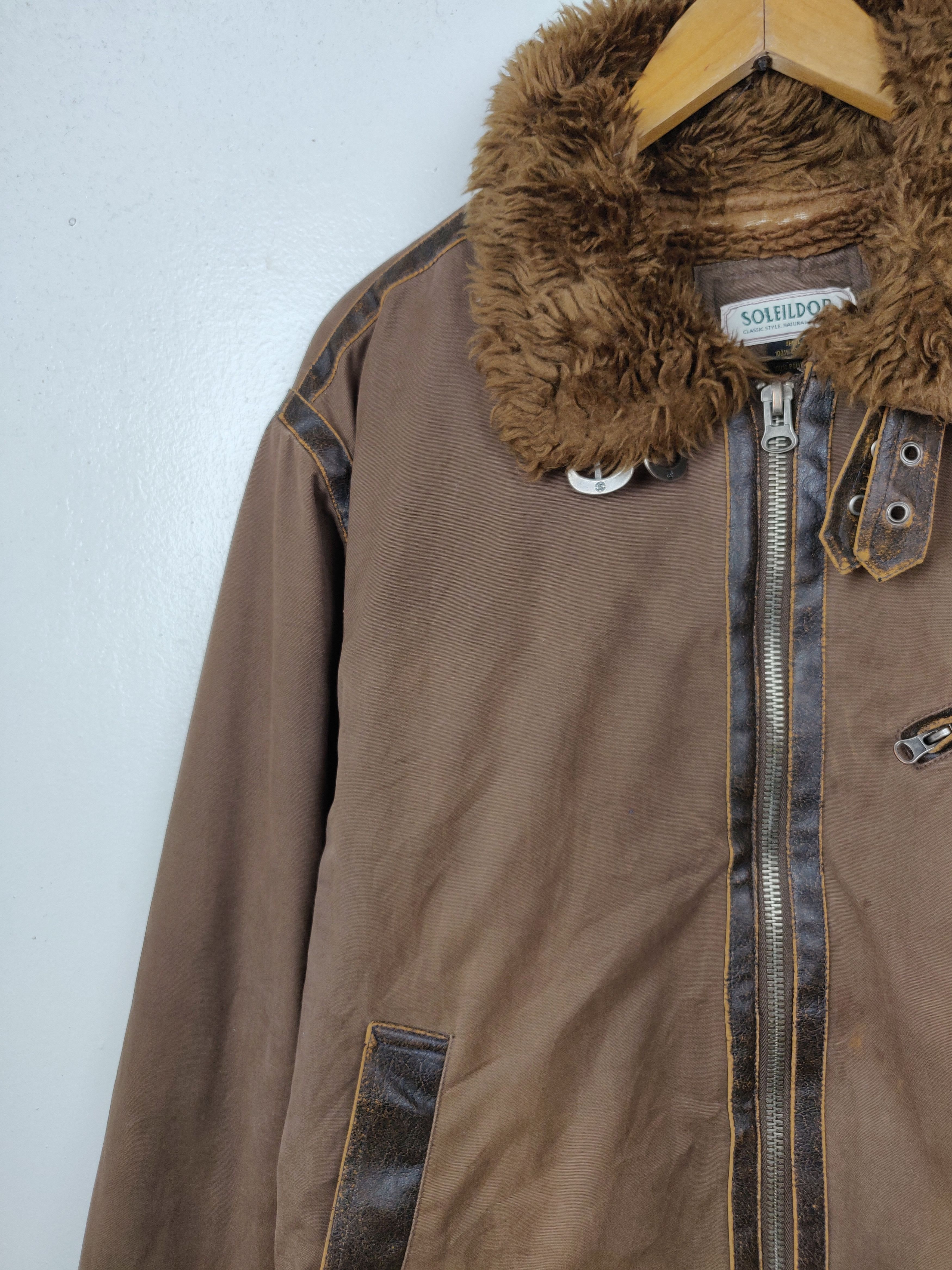 Other Soleil D'oR France Sherpa Shearling Winter Jacket Size US L / EU 52-54 / 3 - 5 Thumbnail