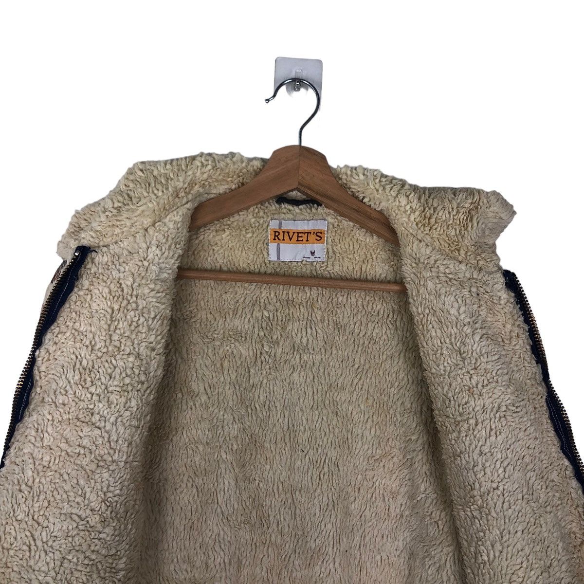 Vintage VINTAGE FLANNEL JACKET TARTAN DESIGN MINK FUR LINING RIVETS Size US M / EU 48-50 / 2 - 11 Thumbnail