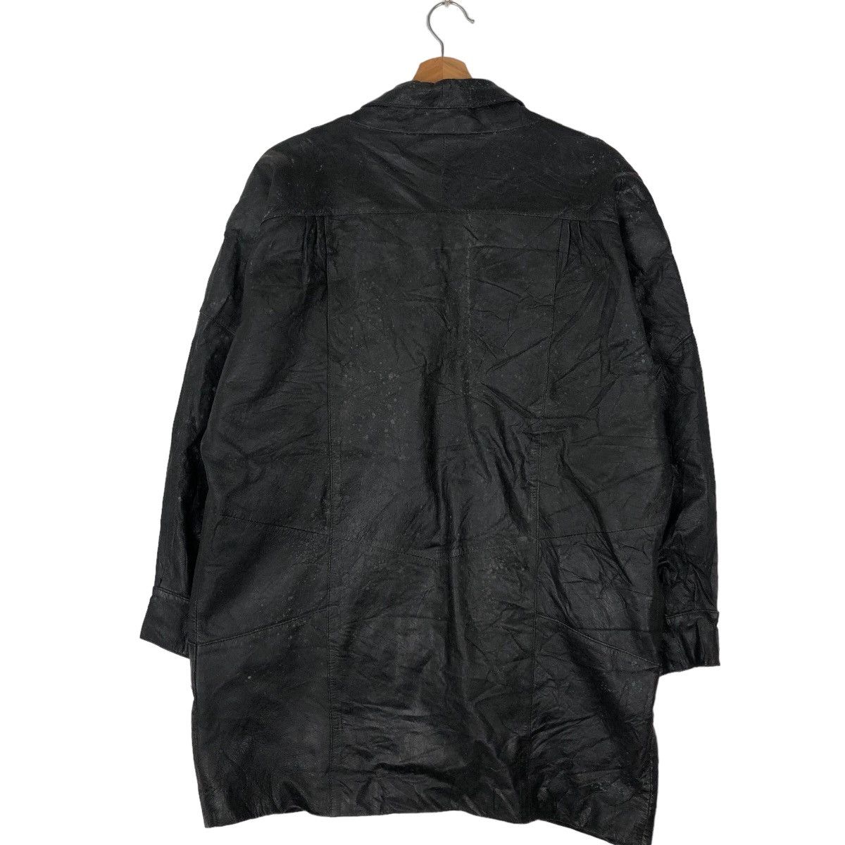 Japanese Brand VINTGE SURVIVAL LEATHER JACKET ISSEY MIYAKE DESIGN STYLE Size US L / EU 52-54 / 3 - 7 Thumbnail