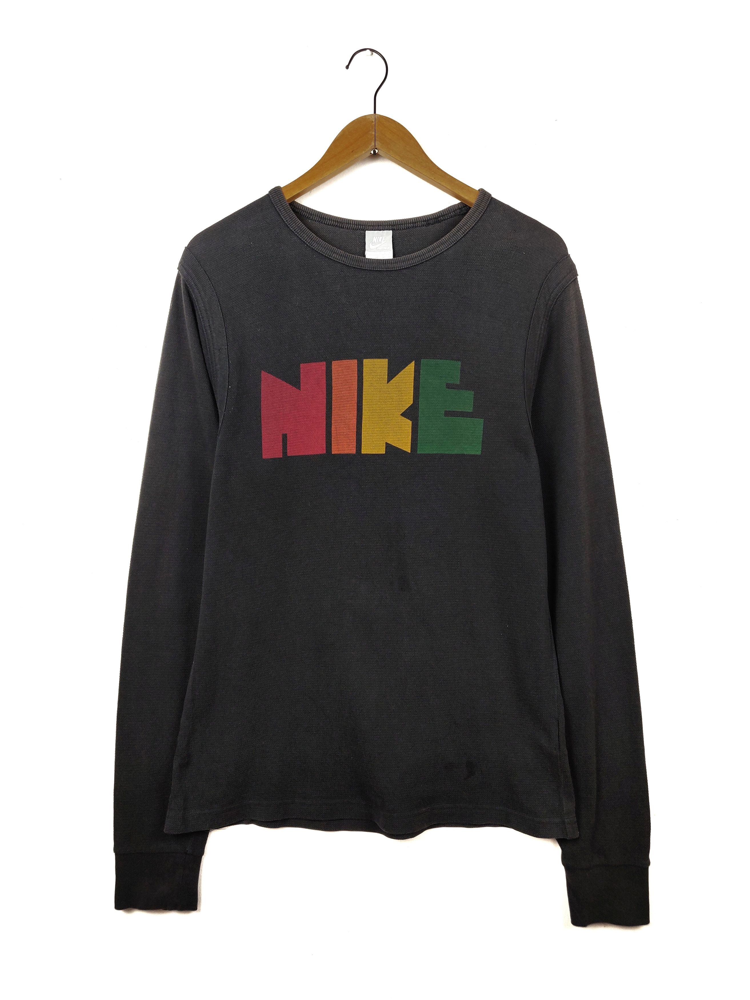 Nike Nike Rainbow Big Spellout Sweater Sweatshirt Pullover Size US L / EU 52-54 / 3 - 2 Thumbnail