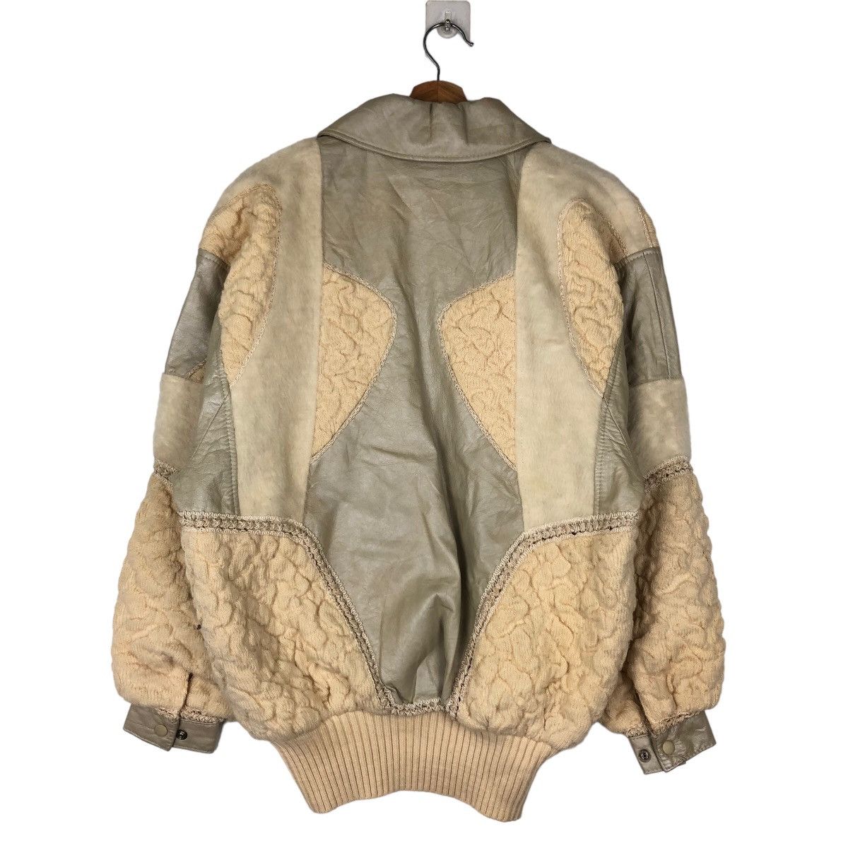 Japanese Brand VINTAGE BOMBER LEATHER JACKET NORMA CANADA ISSEY MIYKE STYLE Size US S / EU 44-46 / 1 - 7 Thumbnail