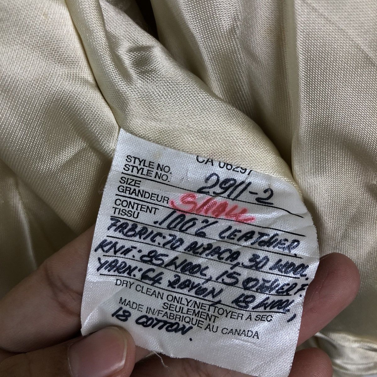 Japanese Brand VINTAGE BOMBER LEATHER JACKET NORMA CANADA ISSEY MIYKE STYLE Size US S / EU 44-46 / 1 - 13 Thumbnail