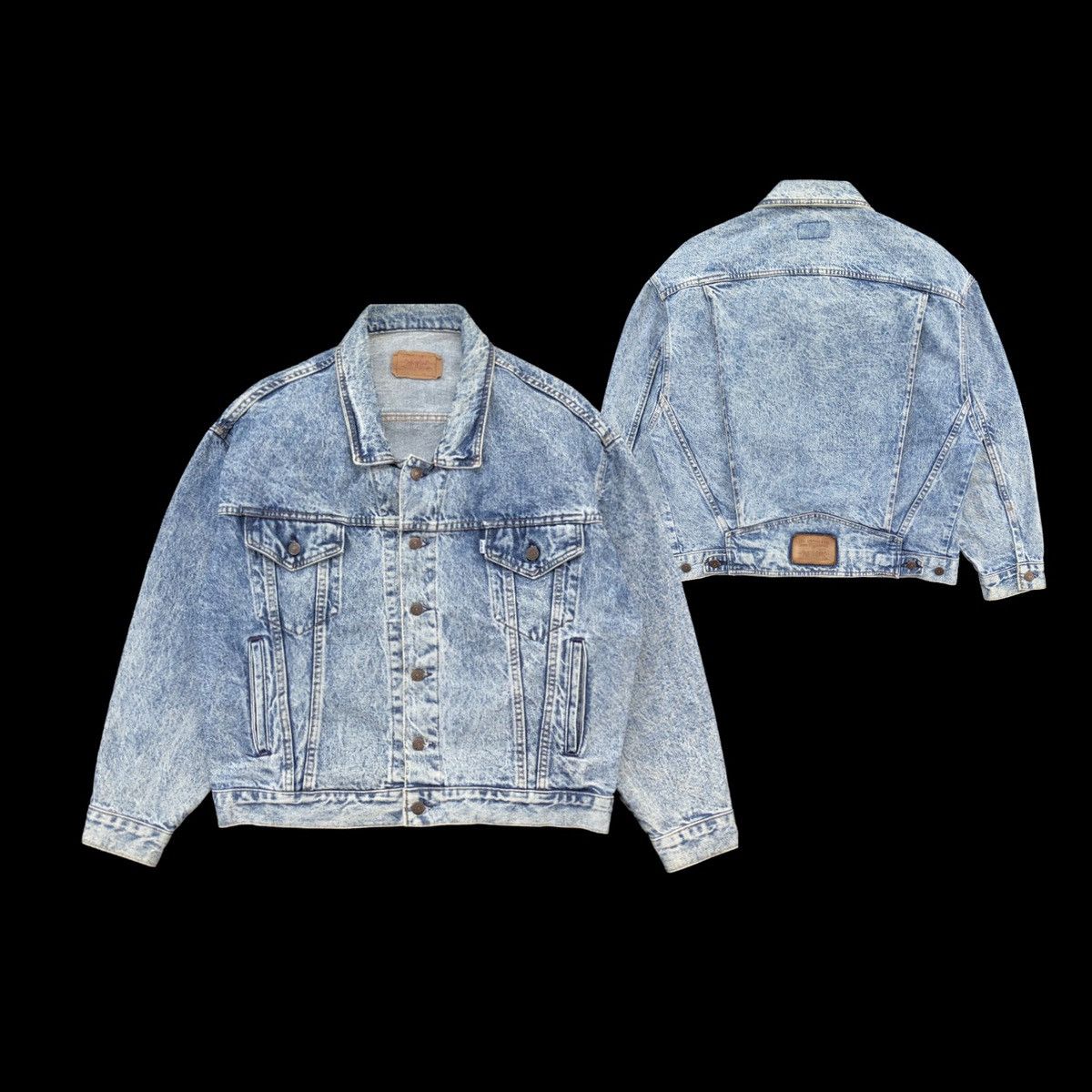 Levi's Vintage Clothing Vintage 1980s Levi’s 506 Trucker Oversize Jacket Made In USA Size US M / EU 48-50 / 2 - 2 Thumbnail