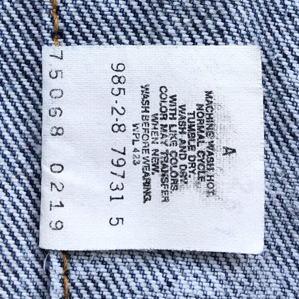 Levi's Vintage Clothing Vintage 1980s Levi’s 506 Trucker Oversize Jacket Made In USA Size US M / EU 48-50 / 2 - 19 Thumbnail