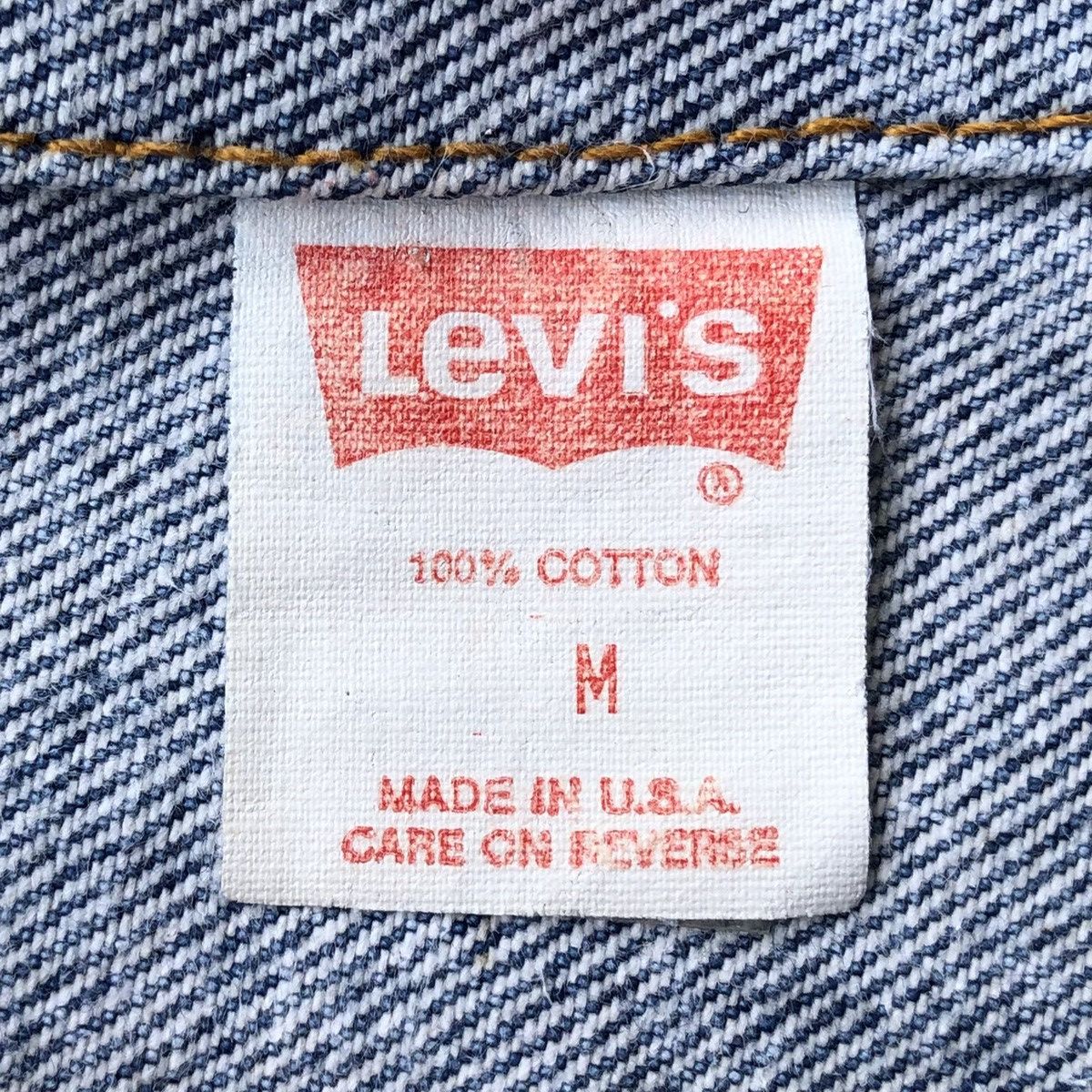 Levi's Vintage Clothing Vintage 1980s Levi’s 506 Trucker Oversize Jacket Made In USA Size US M / EU 48-50 / 2 - 18 Thumbnail