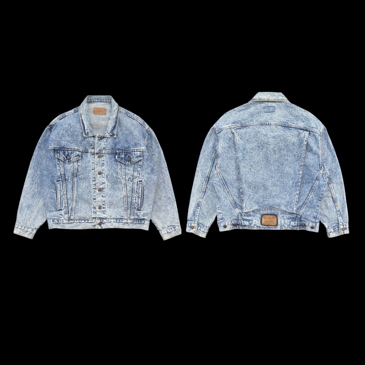 Levi's Vintage Clothing Vintage 1980s Levi’s 506 Trucker Oversize Jacket Made In USA Size US M / EU 48-50 / 2 - 3 Thumbnail