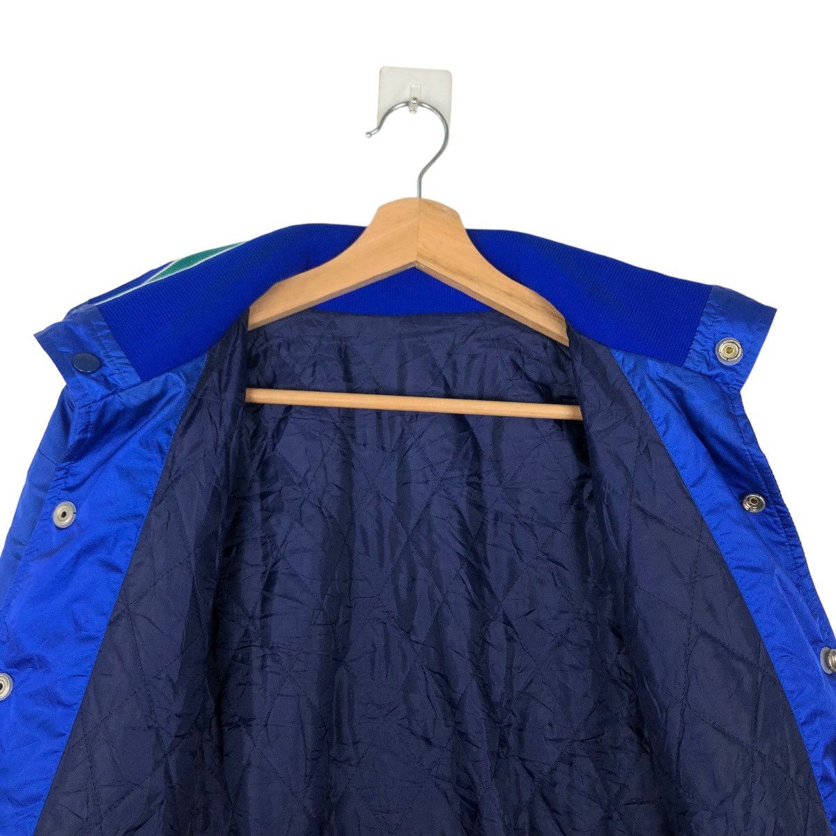 Japanese Brand VINTAGE BOMBER JACKET SATIN BIG LOGO Size US M / EU 48-50 / 2 - 12 Thumbnail