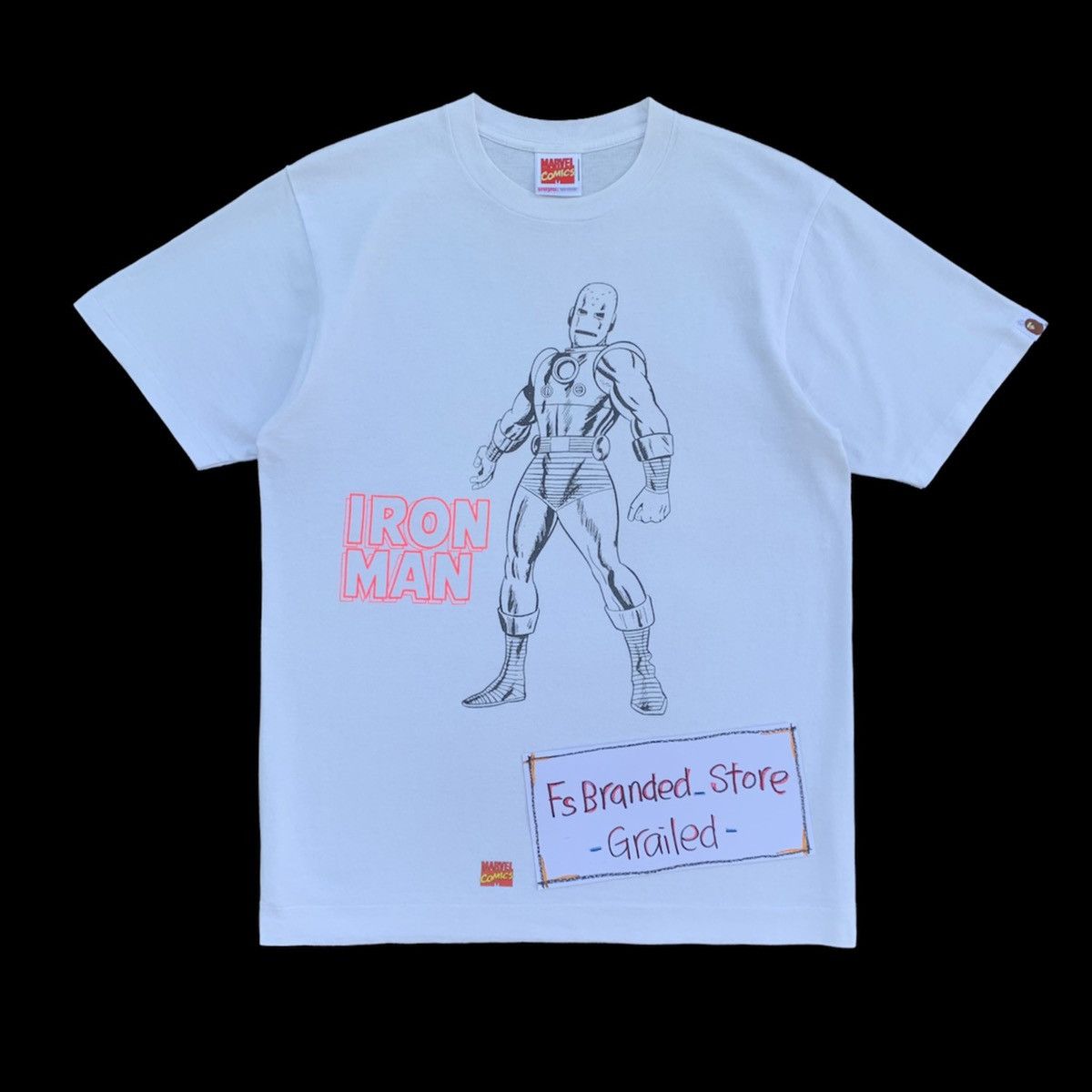 Bape × Marvel Comics 2005 Bape x Marvel Iron Man Tee Size US M / EU 48-50 / 2 - 2 Thumbnail