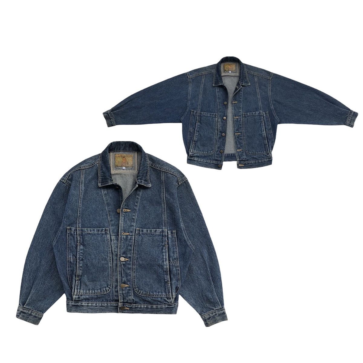 Vintage 🔥RARE🔥VTG 80s Fred Hutchinson baseball player denim jacket Size US M / EU 48-50 / 2 - 3 Thumbnail