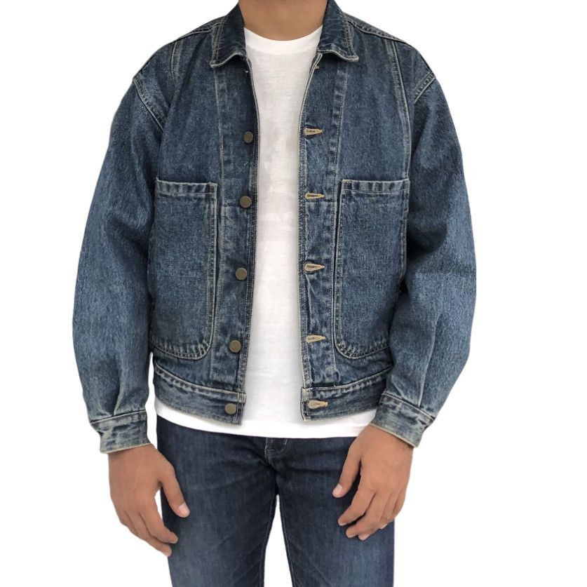 Vintage 🔥RARE🔥VTG 80s Fred Hutchinson baseball player denim jacket Size US M / EU 48-50 / 2 - 4 Thumbnail