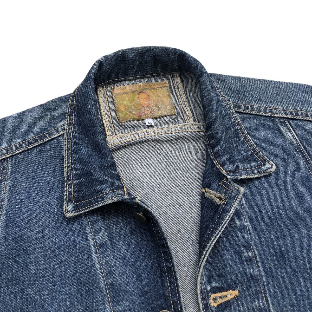 Vintage 🔥RARE🔥VTG 80s Fred Hutchinson baseball player denim jacket Size US M / EU 48-50 / 2 - 11 Thumbnail