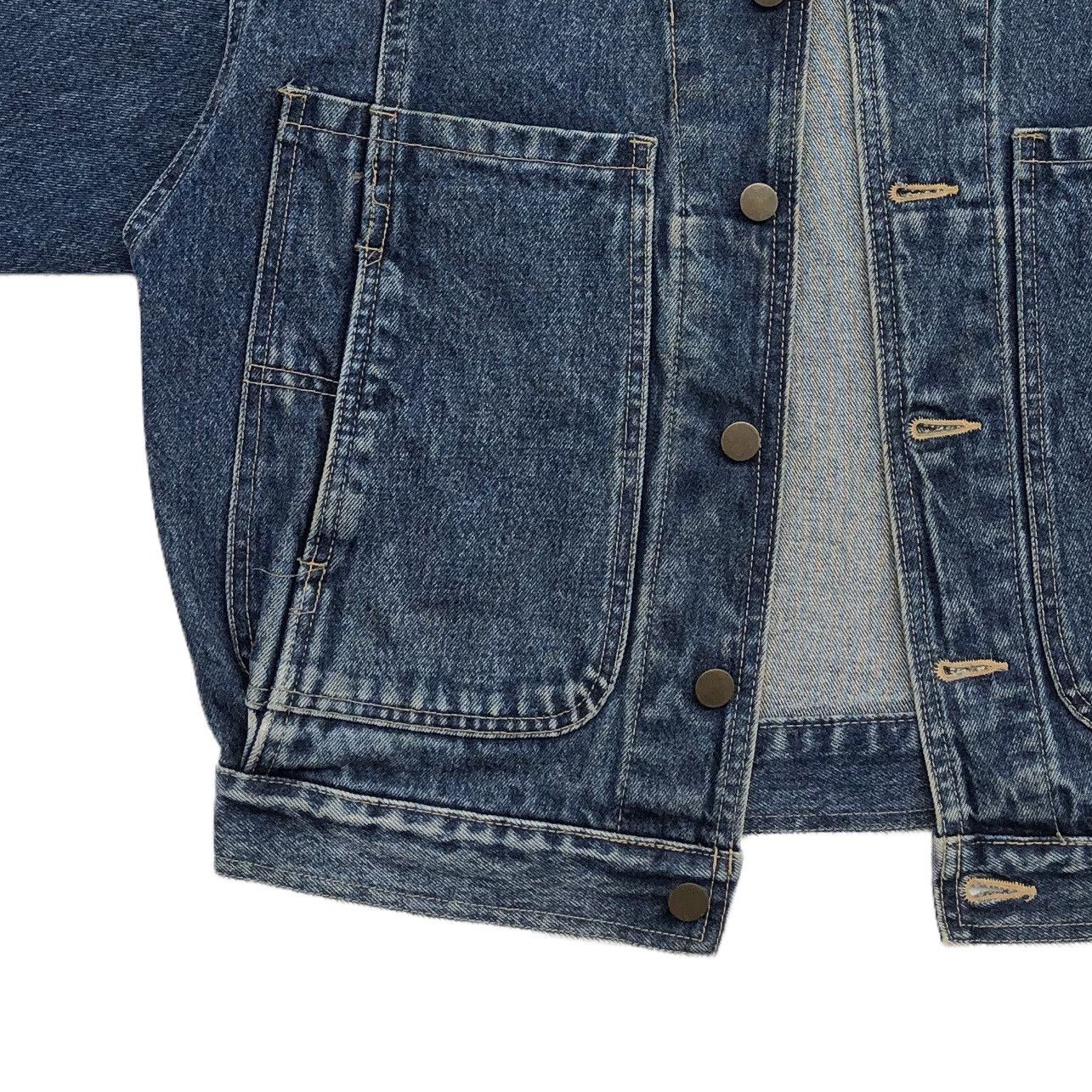 Vintage 🔥RARE🔥VTG 80s Fred Hutchinson baseball player denim jacket Size US M / EU 48-50 / 2 - 9 Thumbnail
