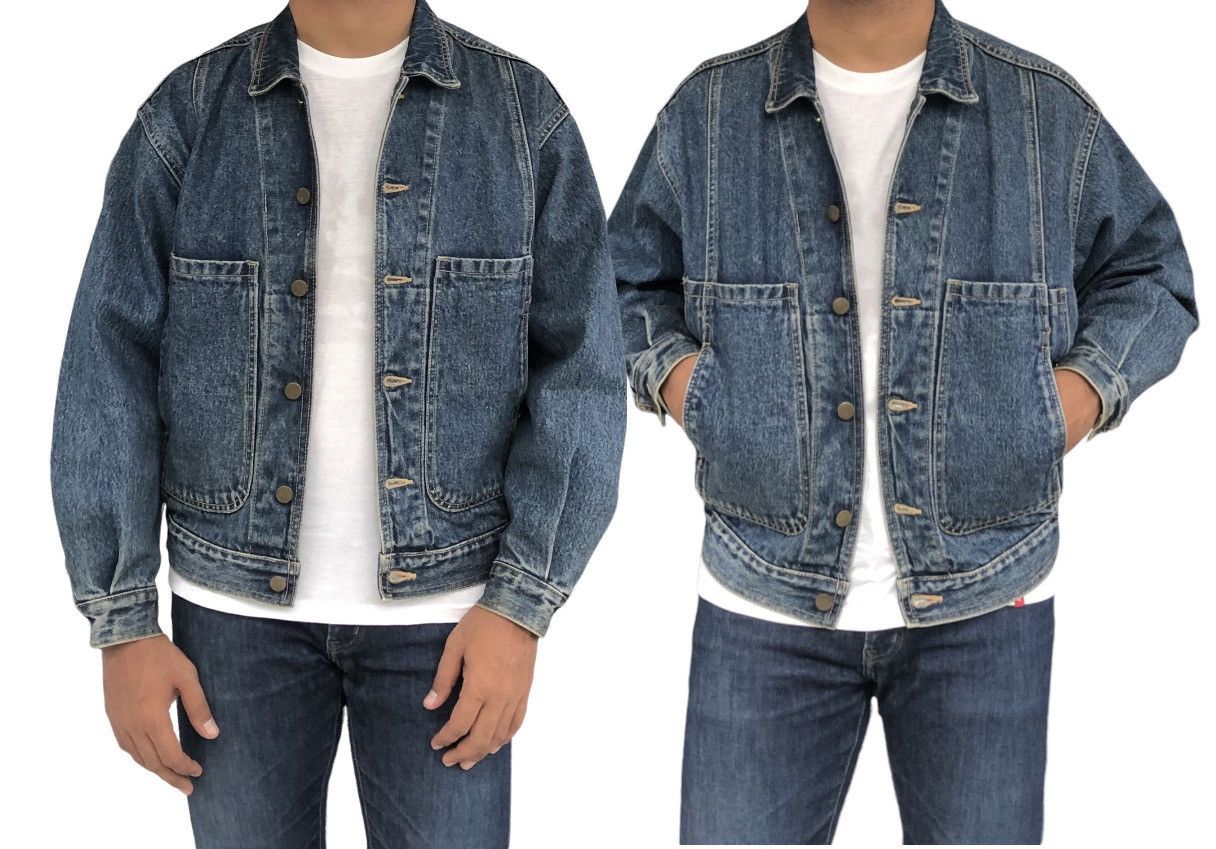 Vintage 🔥RARE🔥VTG 80s Fred Hutchinson baseball player denim jacket Size US M / EU 48-50 / 2 - 5 Thumbnail