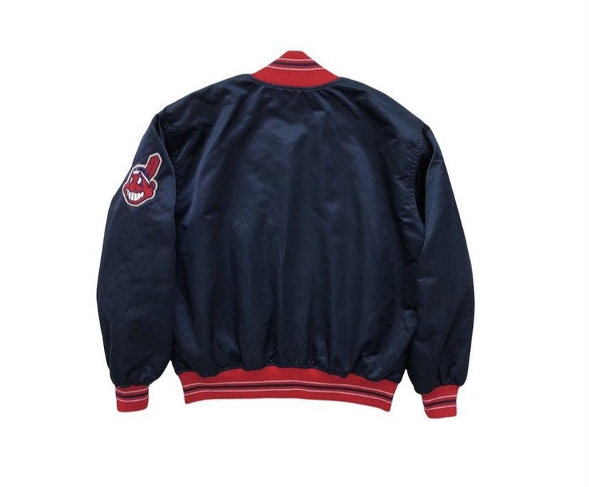 MLB ⚾️Vintage Indiana Baseball MLB Team Varsity Jacket Size US L / EU 52-54 / 3 - 3 Thumbnail